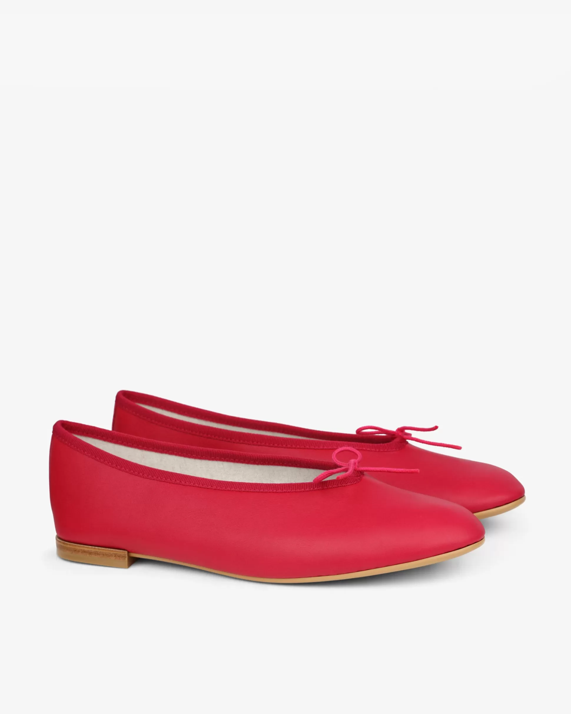 Repetto Ballet Flats>Lilouh rubber sole ballet flats Raspberrypink