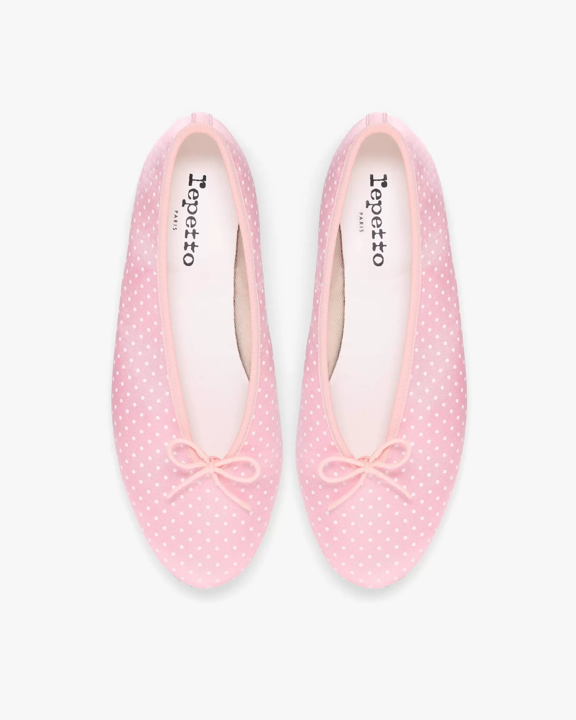 Repetto Ballet Flats>Lilouh rubber sole ballet flats - Dots Pink