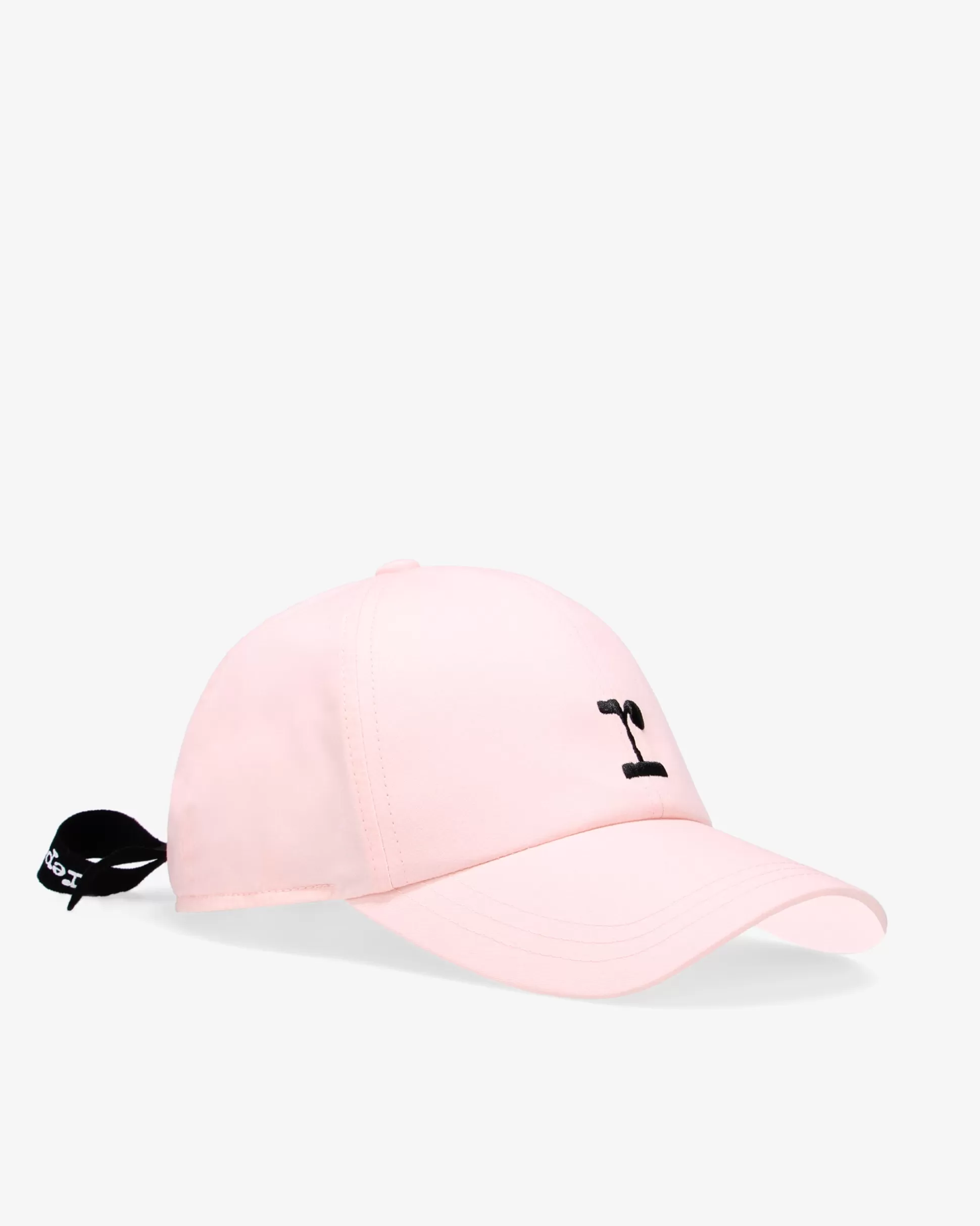 Repetto Caps>Logo cap with ribbons Rosebubblegum