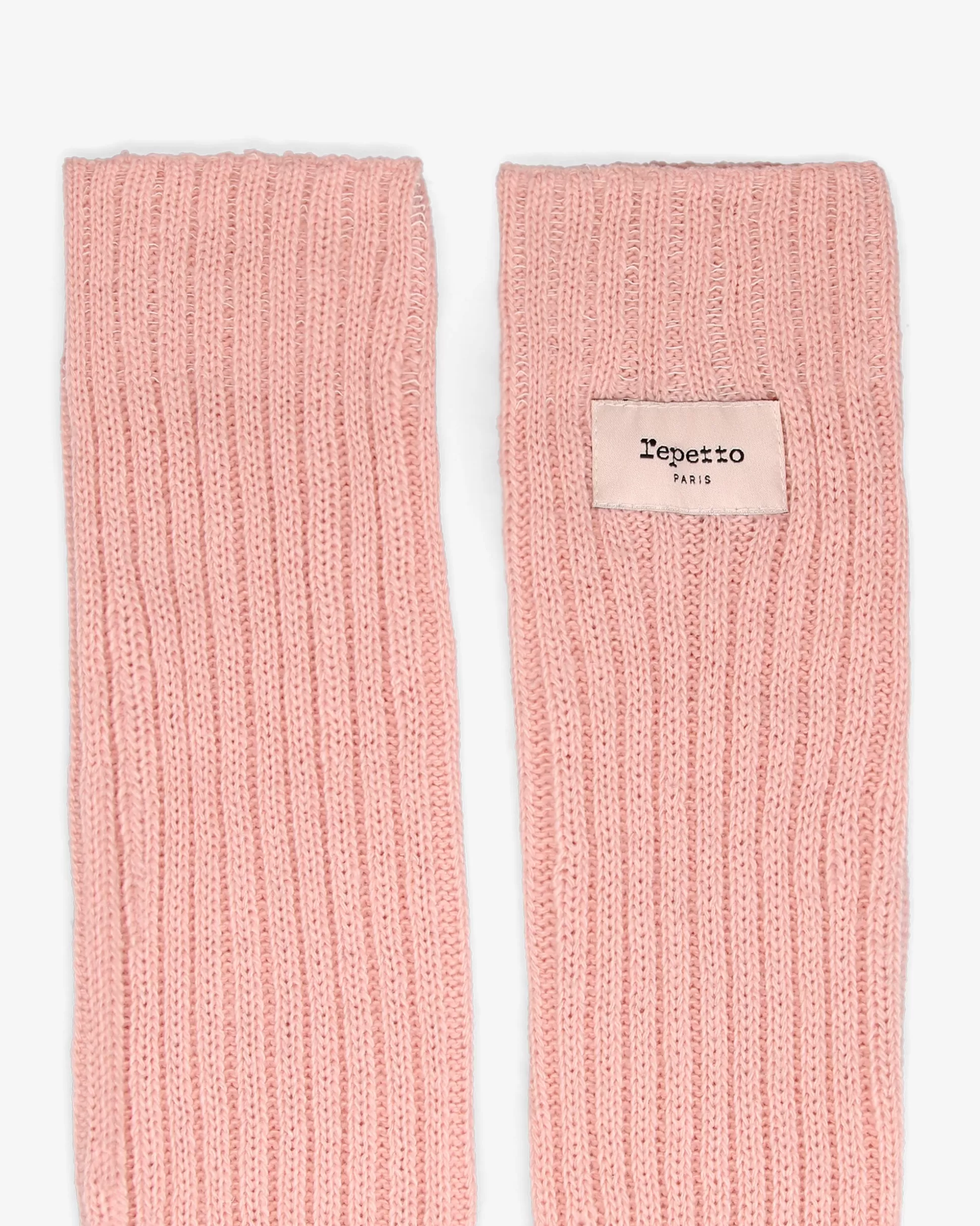 Repetto Accessories | Warm-up>Logo legwarmers Blushpink