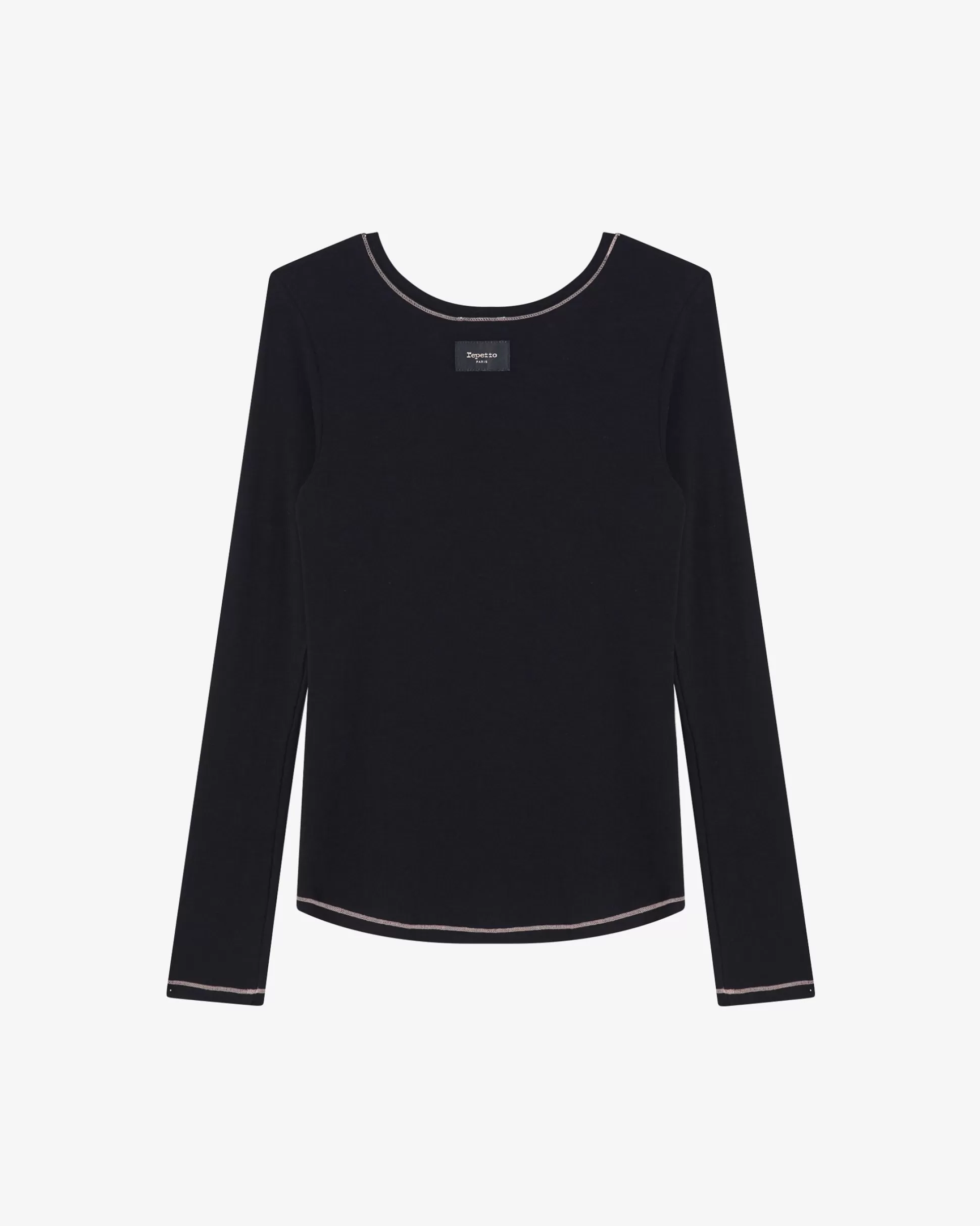 Repetto T-shirts & Wrap-over>Long sleeves top Black