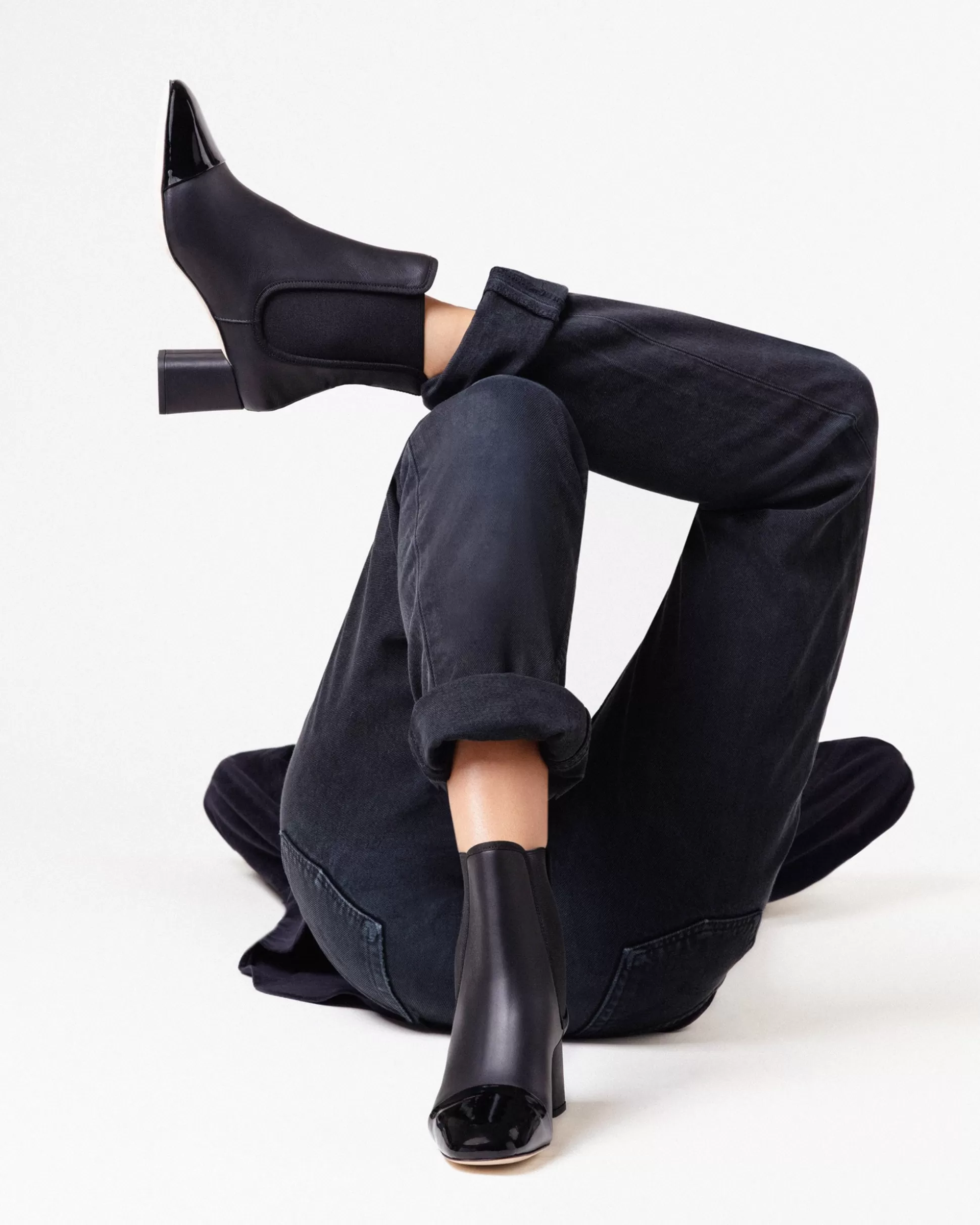 Repetto Ankle Boots>Melissa ankle boots Black