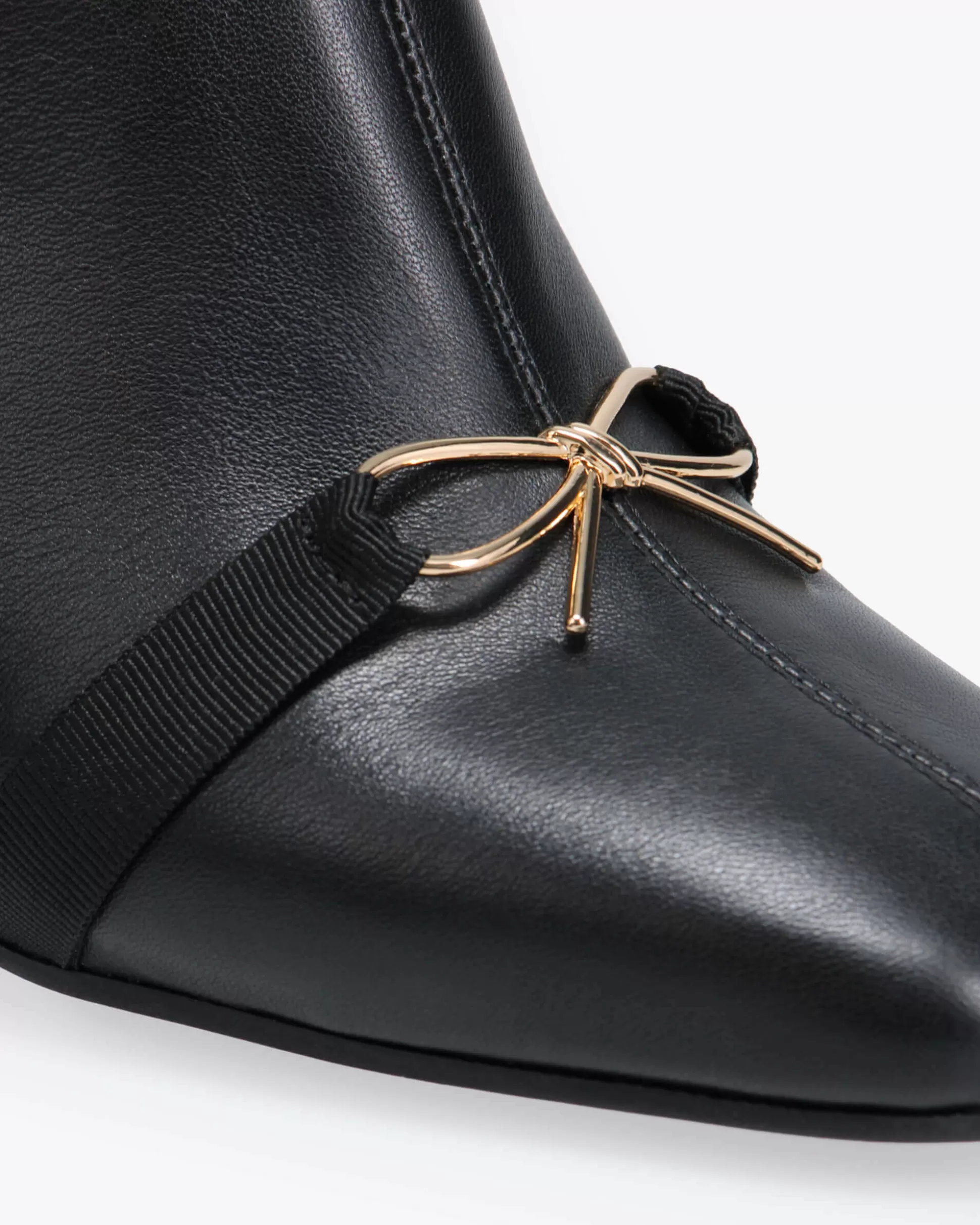 Repetto Ankle Boots>Phoebe metallic bow ankle boots Black