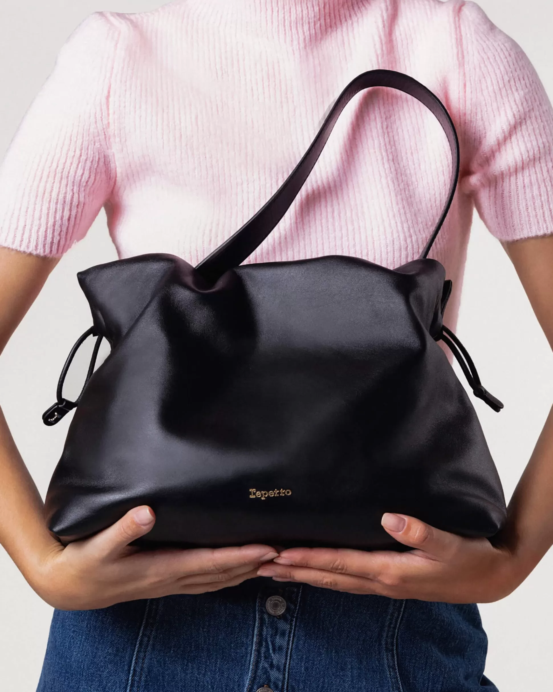 Repetto Bags>Plume bag Black