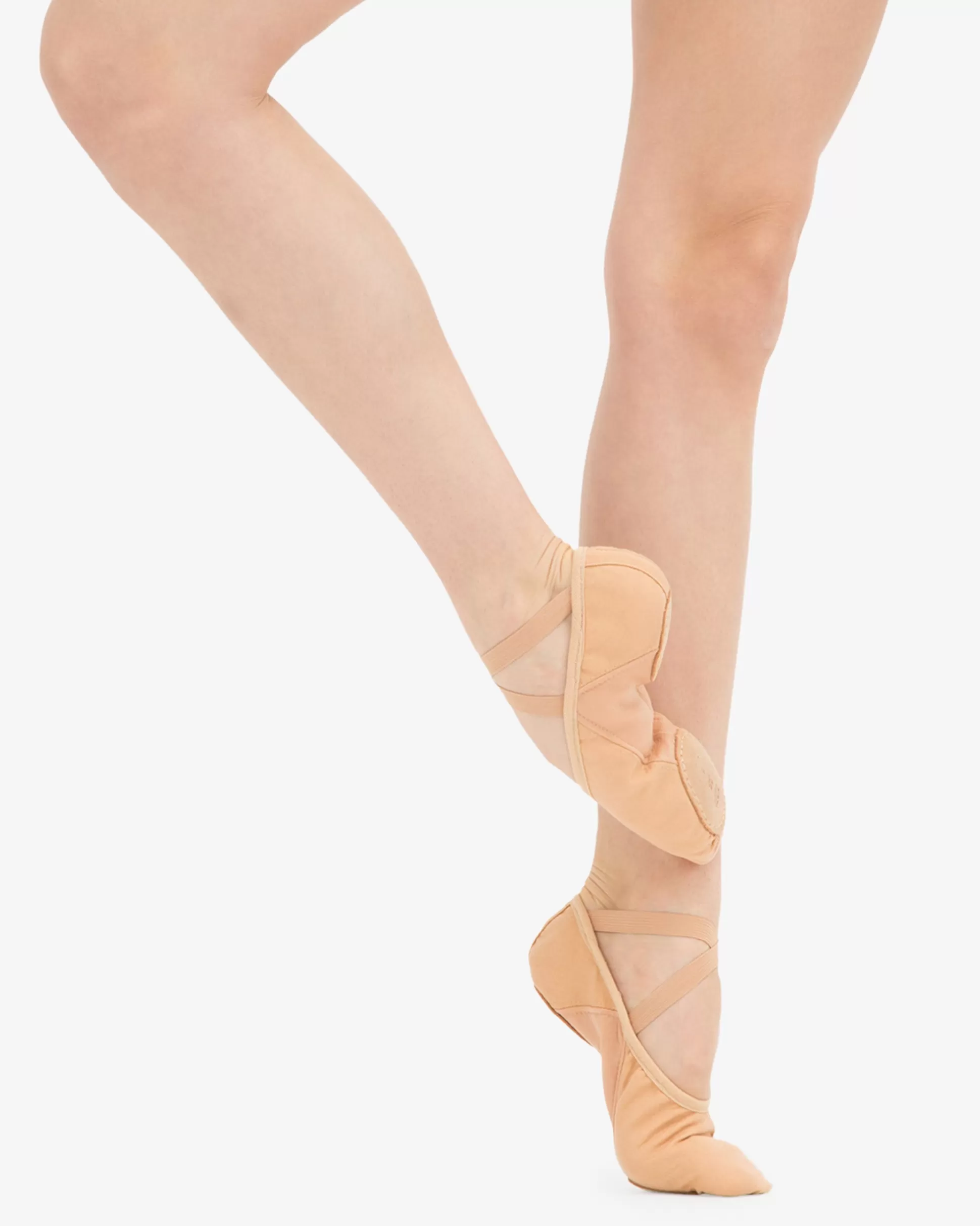 Repetto Pointes & Soft Ballets Shoes | Men>Professional soft ballet shoes with split sole (medium width) Tanbeige