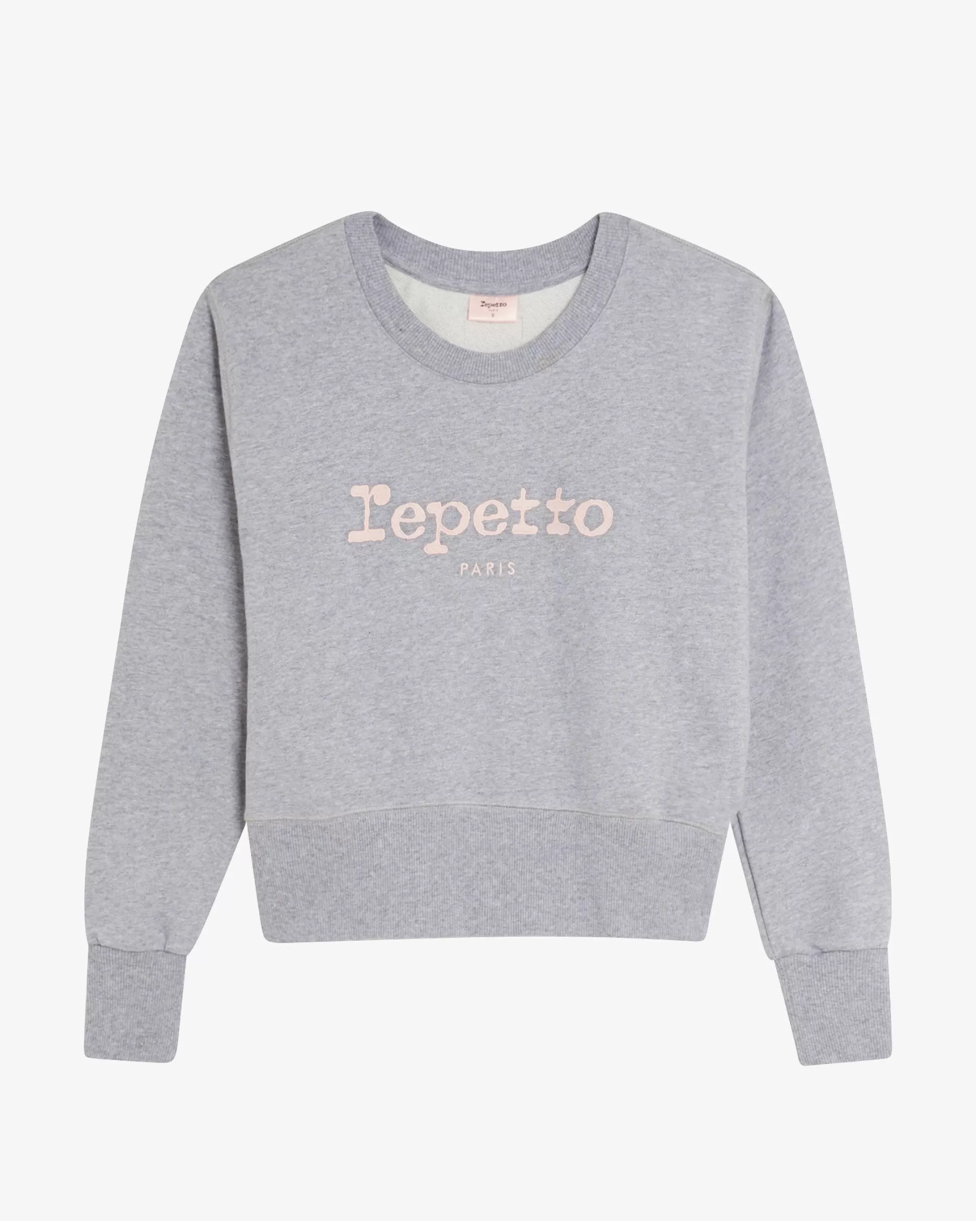 Repetto Sweatshirts>sweatshirt Mottledlightgrey