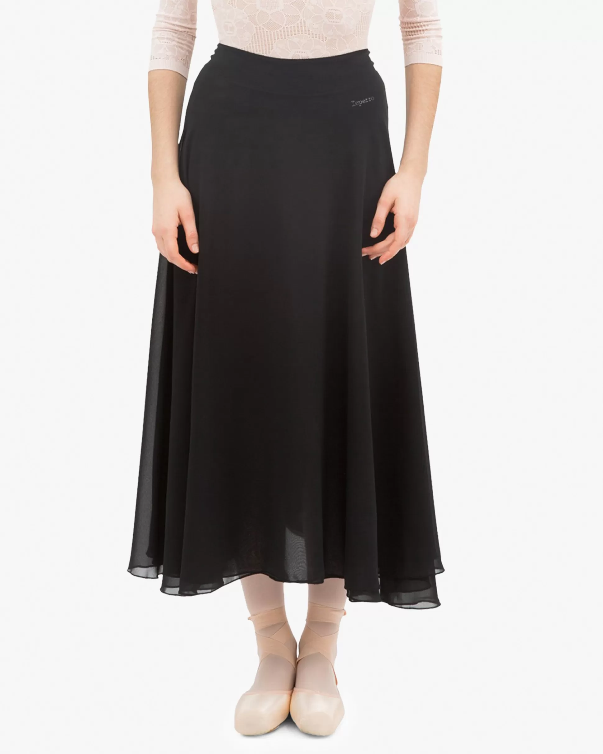 Repetto Skirts & Short Skirts>Reversible rehearsal Skirt Black