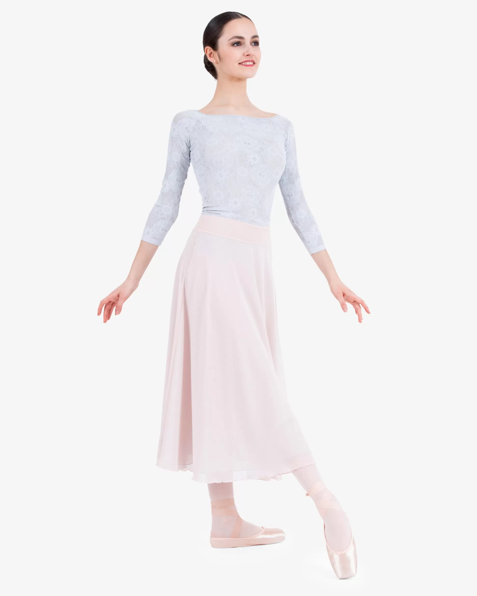 Repetto Skirts & Short Skirts>Reversible rehearsal Skirt Pinkandpearlgrey