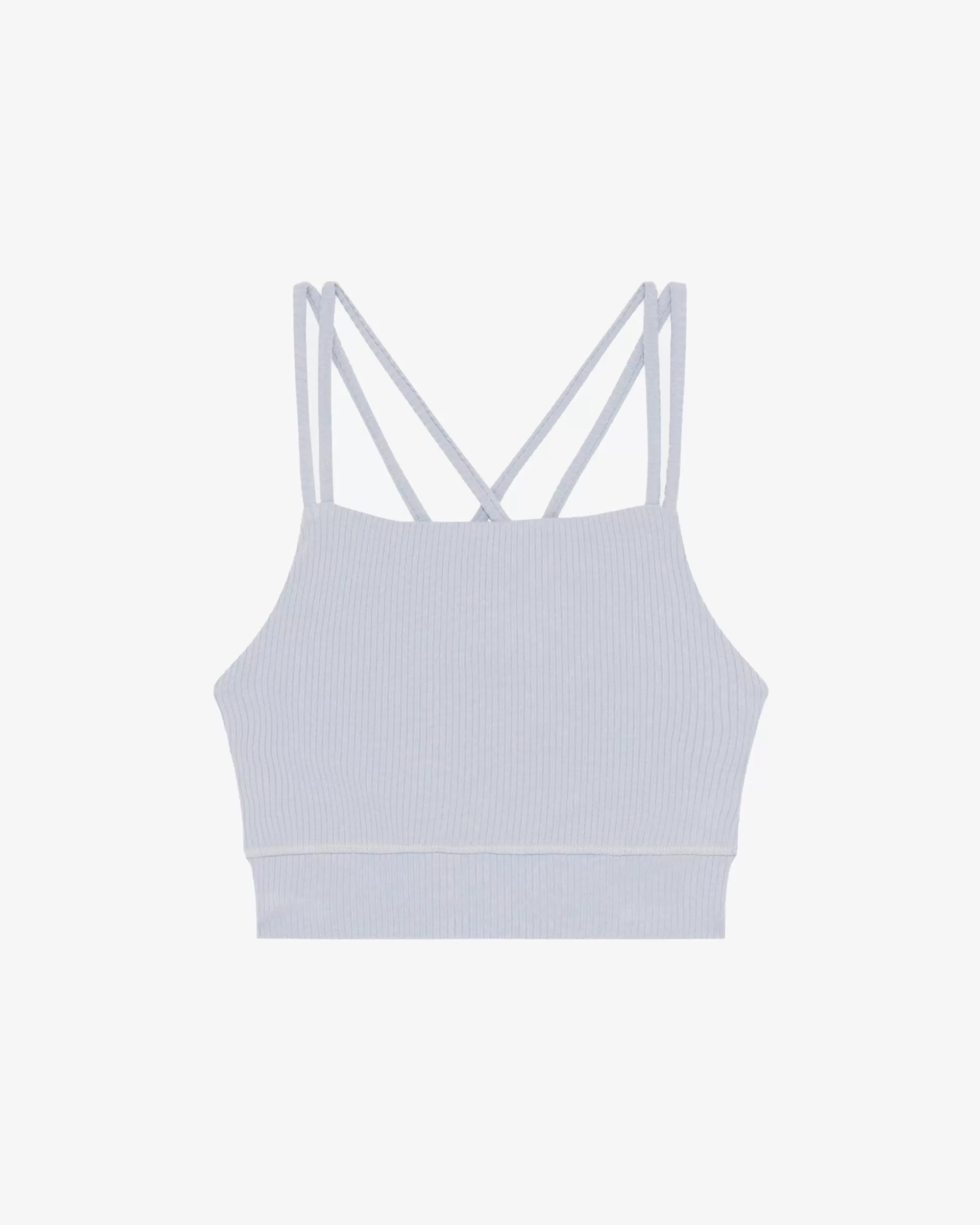 Repetto Bras>Ribbed bra with thin straps Pearlgrey