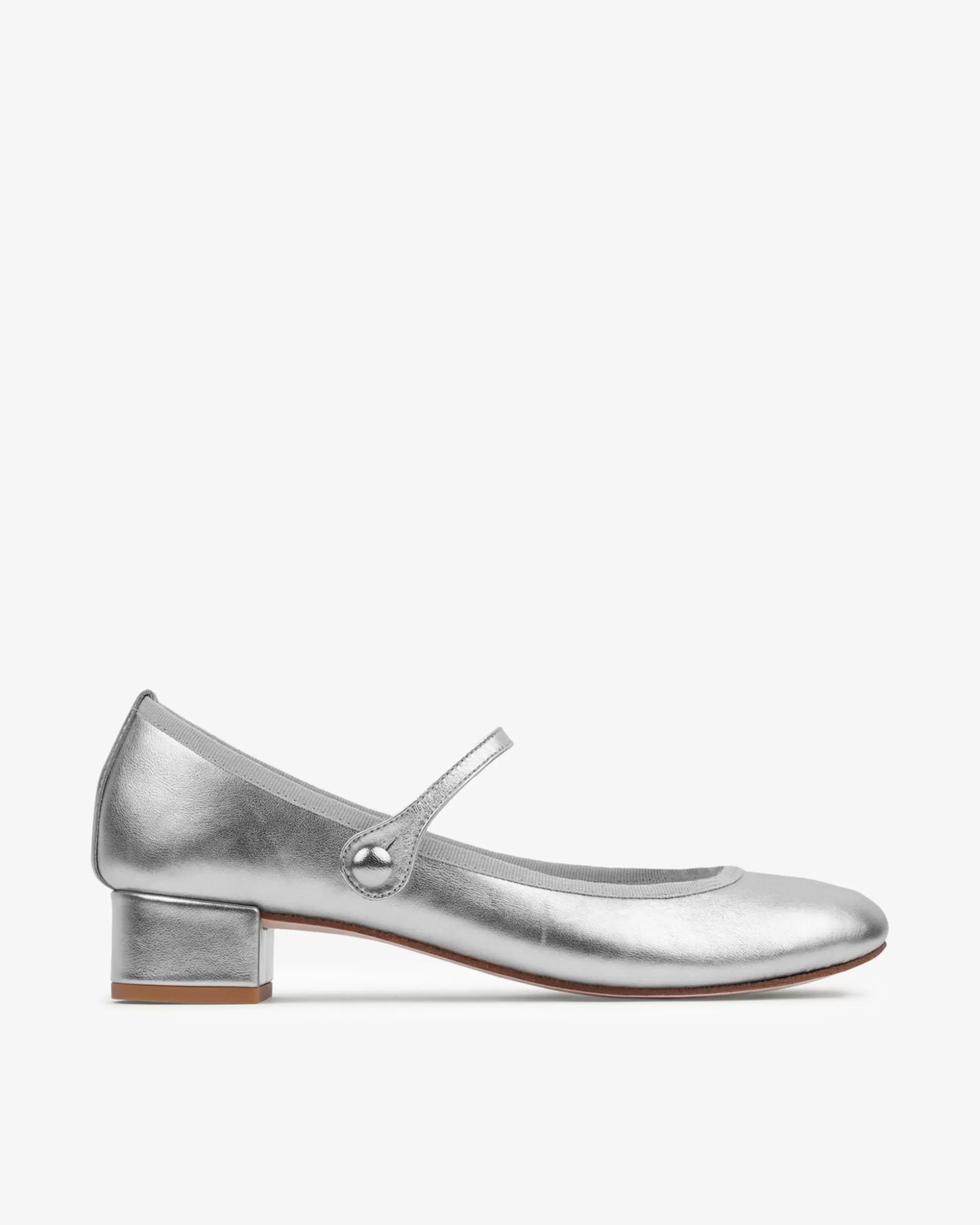 Repetto Mary Janes>Rose Mary Janes Silver