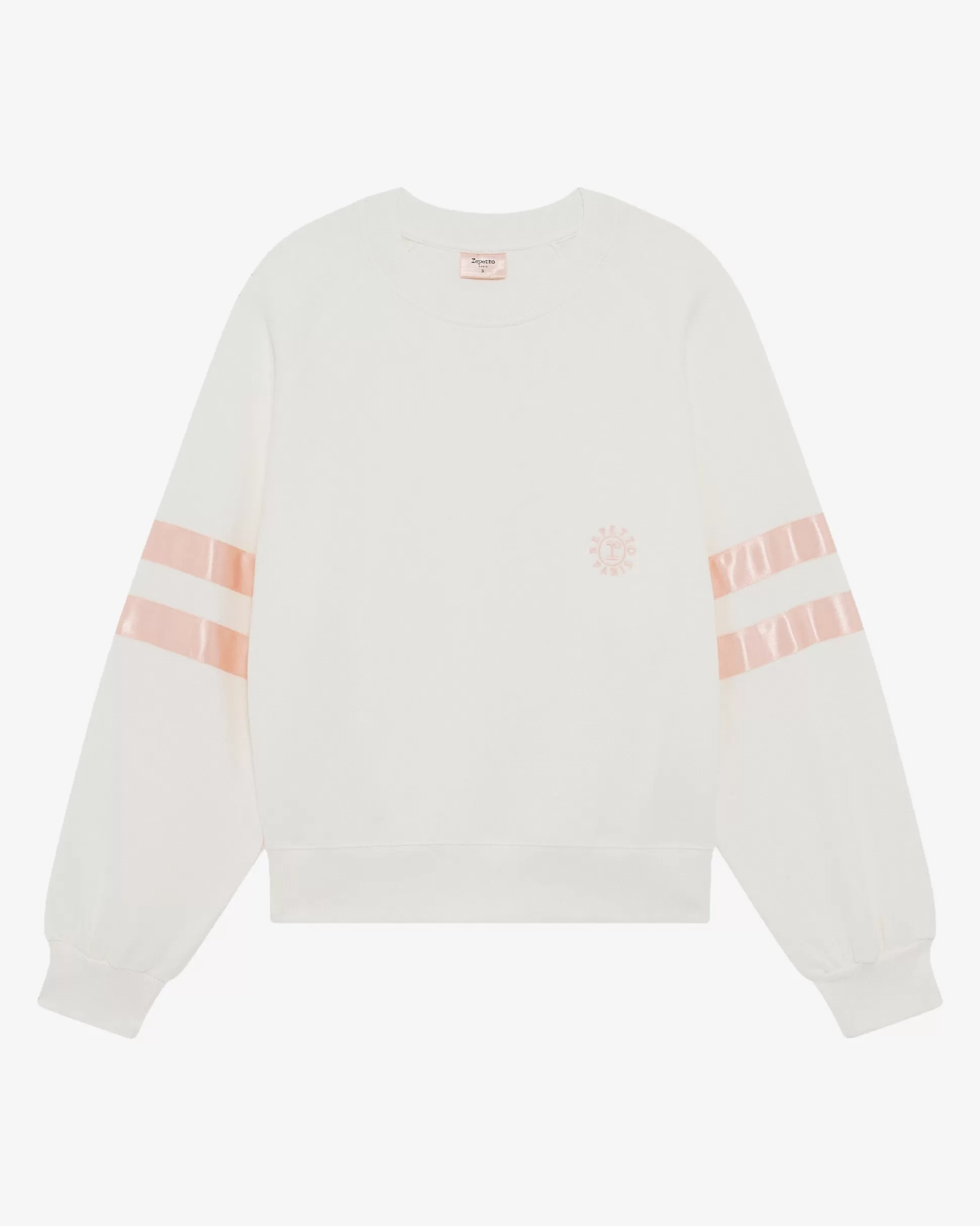 Repetto Sweatshirts>Satin sweatshirt Ivorywhite