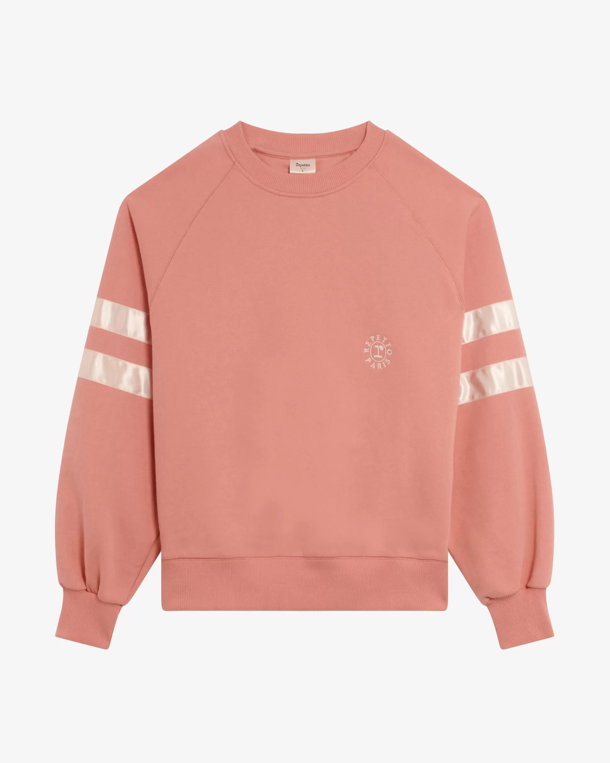 Repetto Sweatshirts>Satin sweatshirt Blushpink