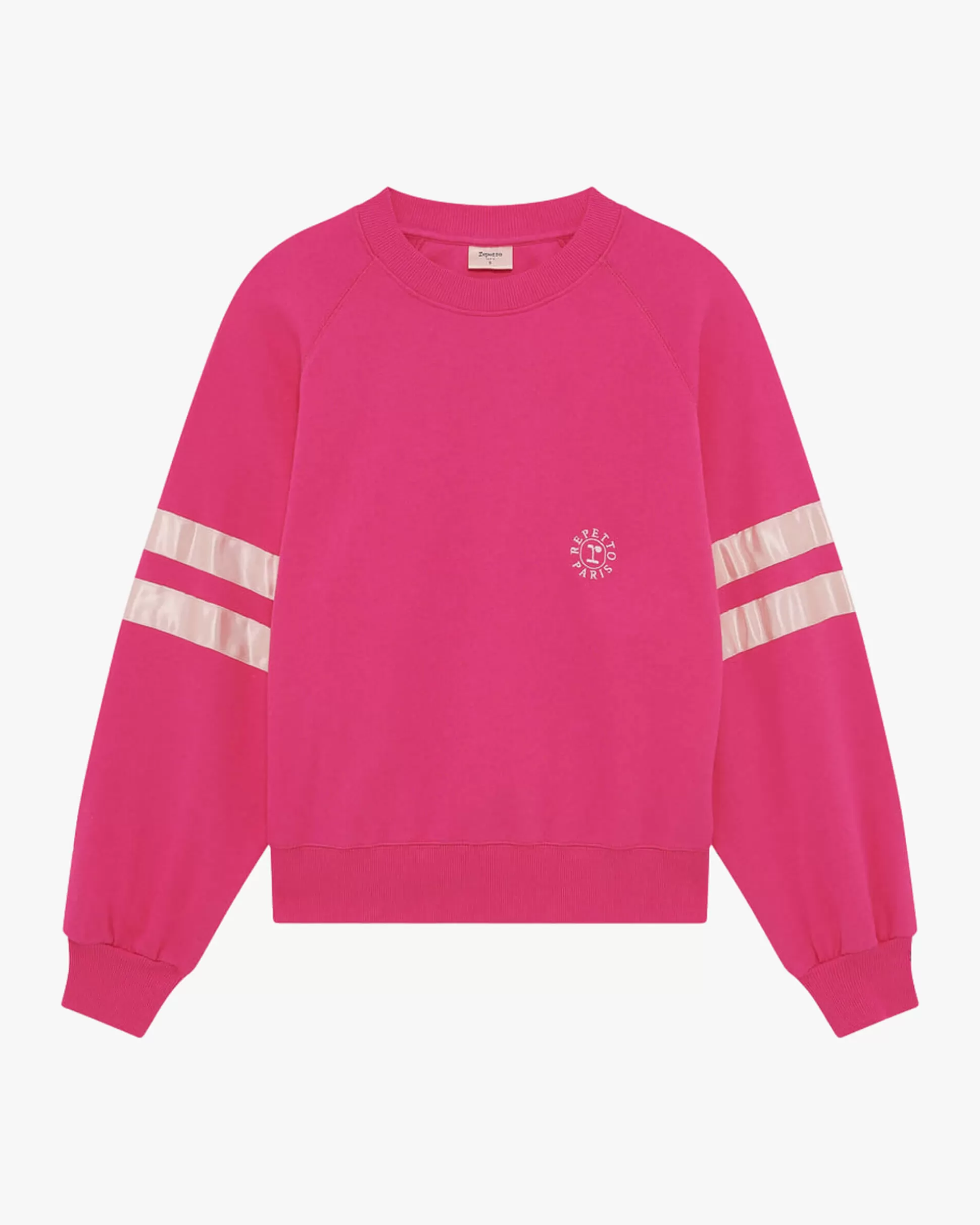 Repetto Sweatshirts>Satin sweatshirt Fuchsiapink