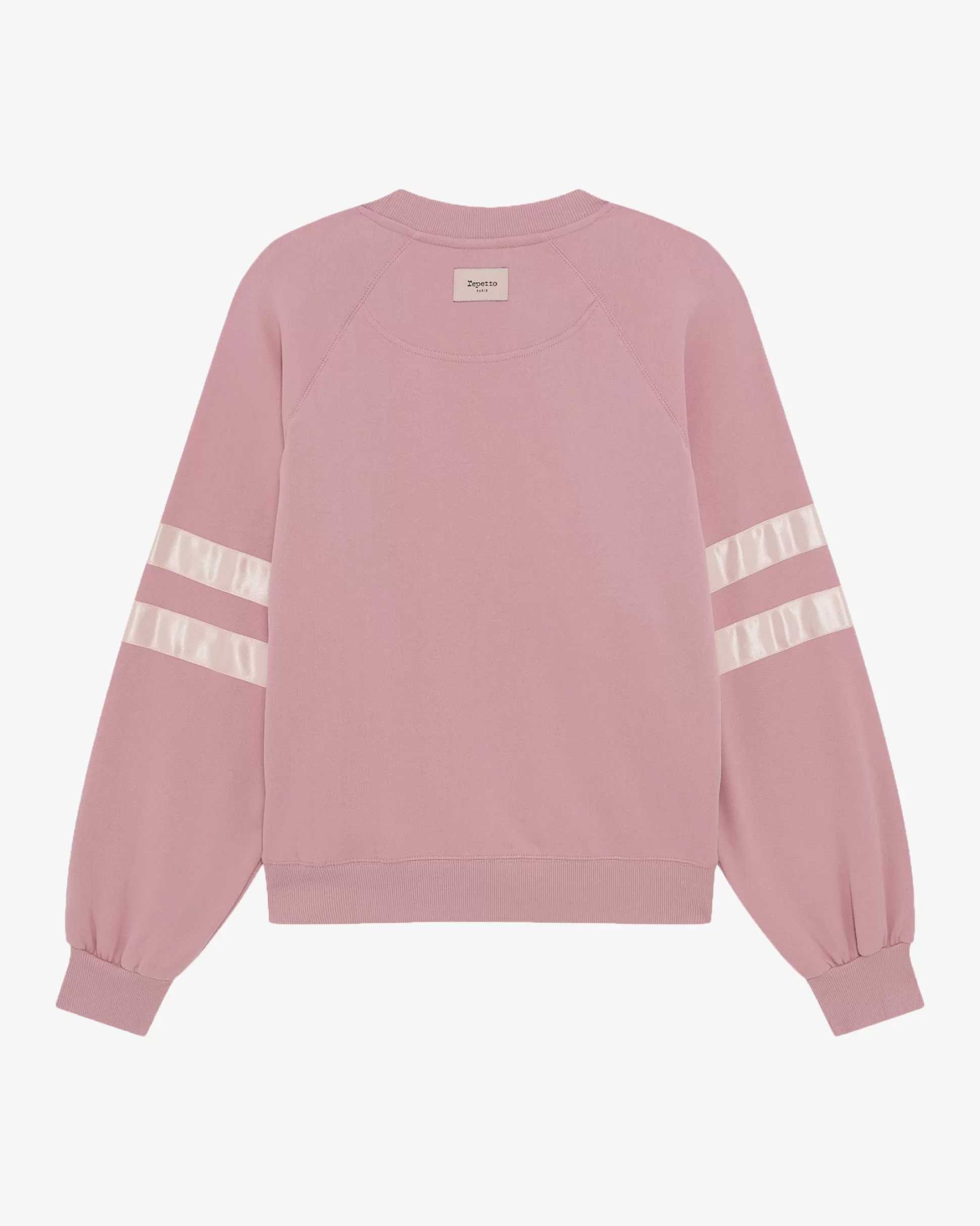 Repetto Sweatshirts>Satin sweatshirt Teapink