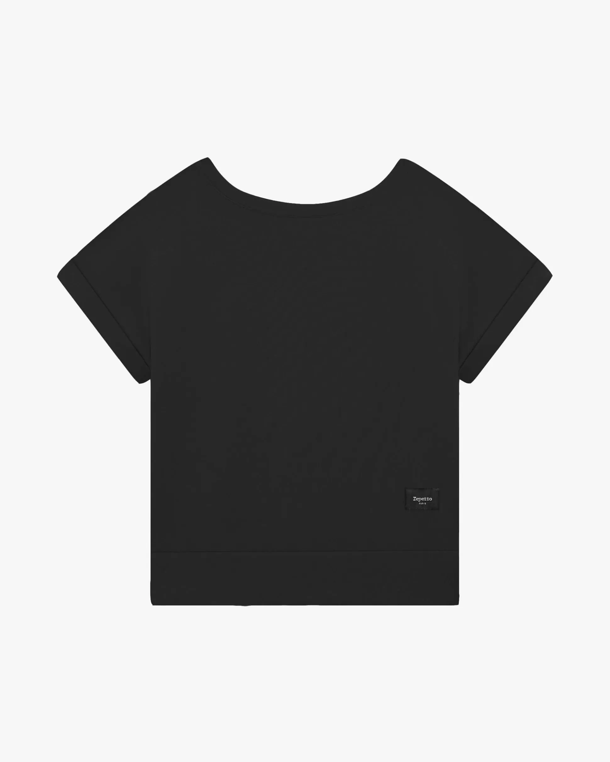 Repetto T-shirts & Wrap-over>Scuba top Black