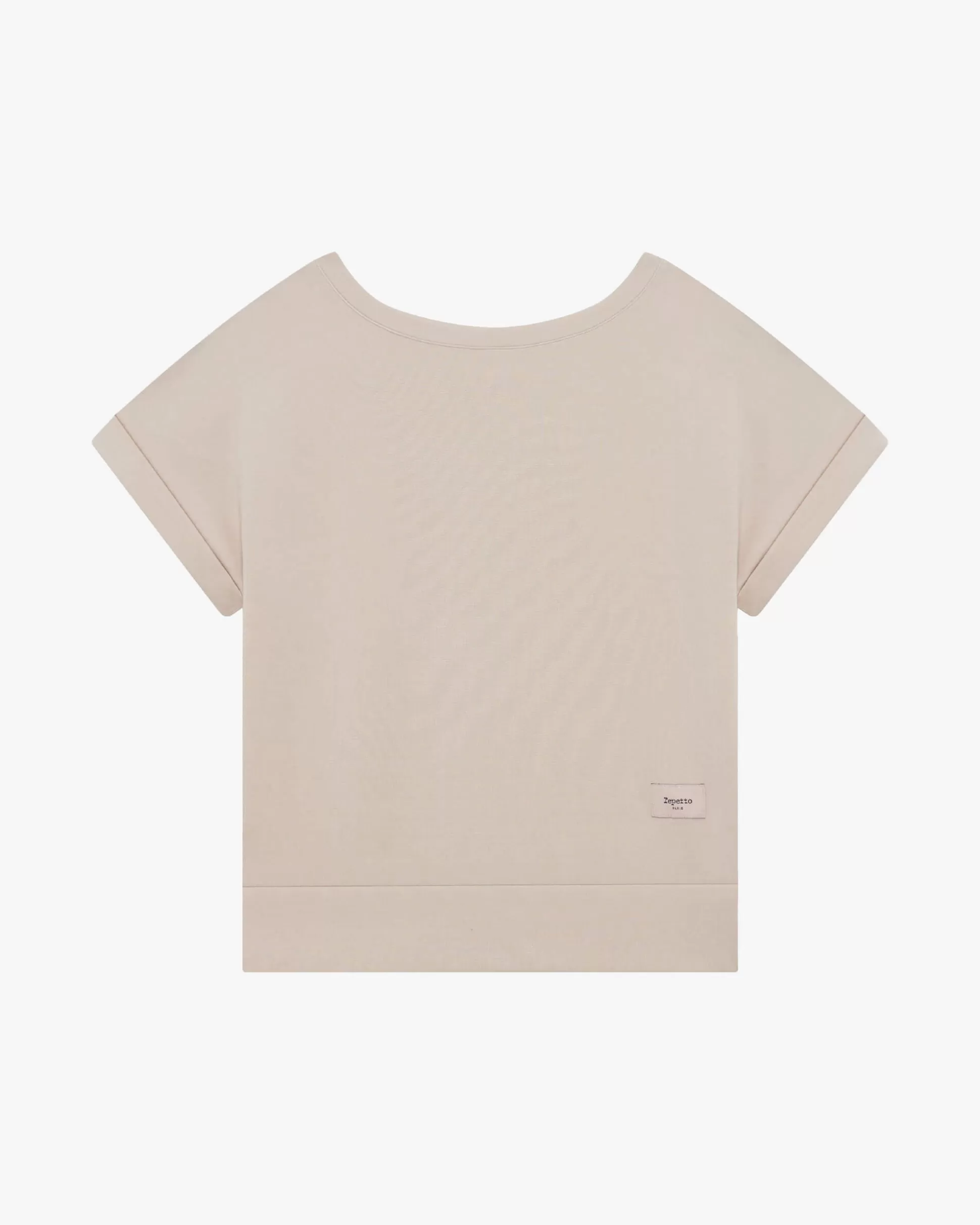 Repetto T-shirts & Wrap-over>Scuba top Beige