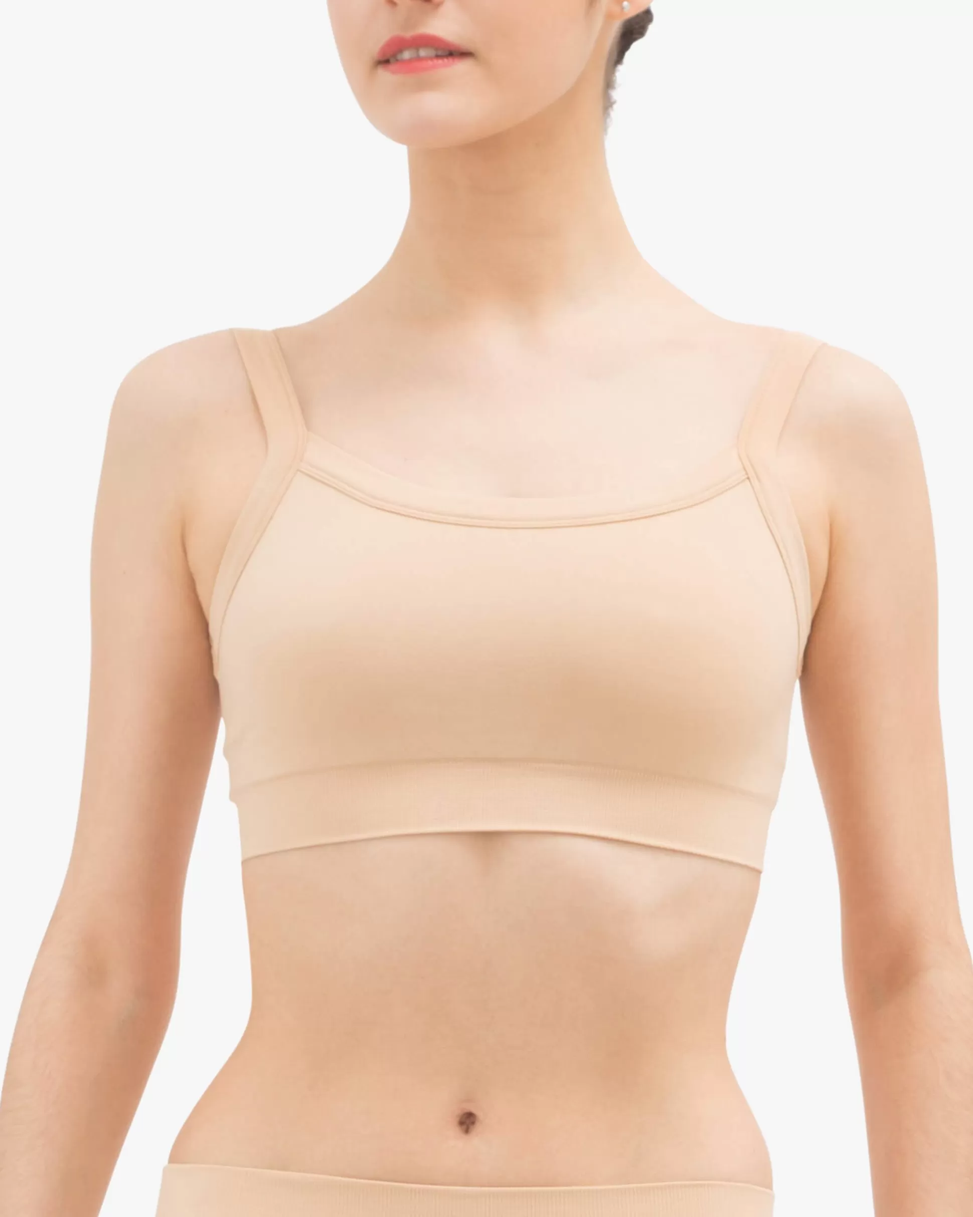 Repetto Jazz & Modern Dance>Seamless cropped top Skincolour