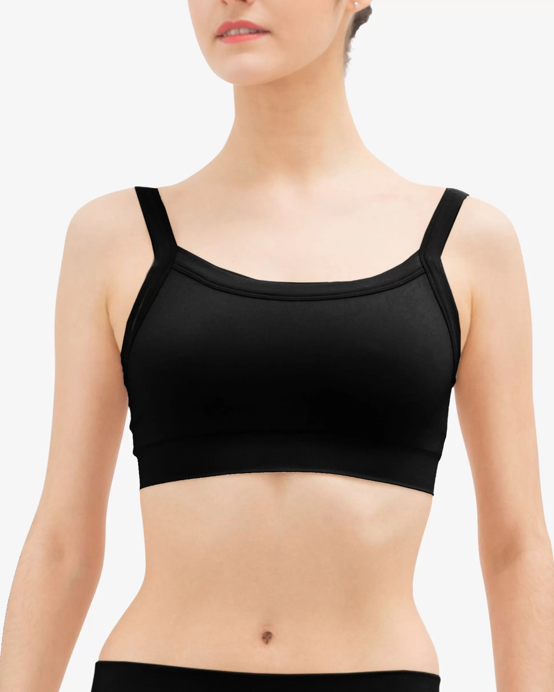 Repetto Jazz & Modern Dance>Seamless cropped top Black