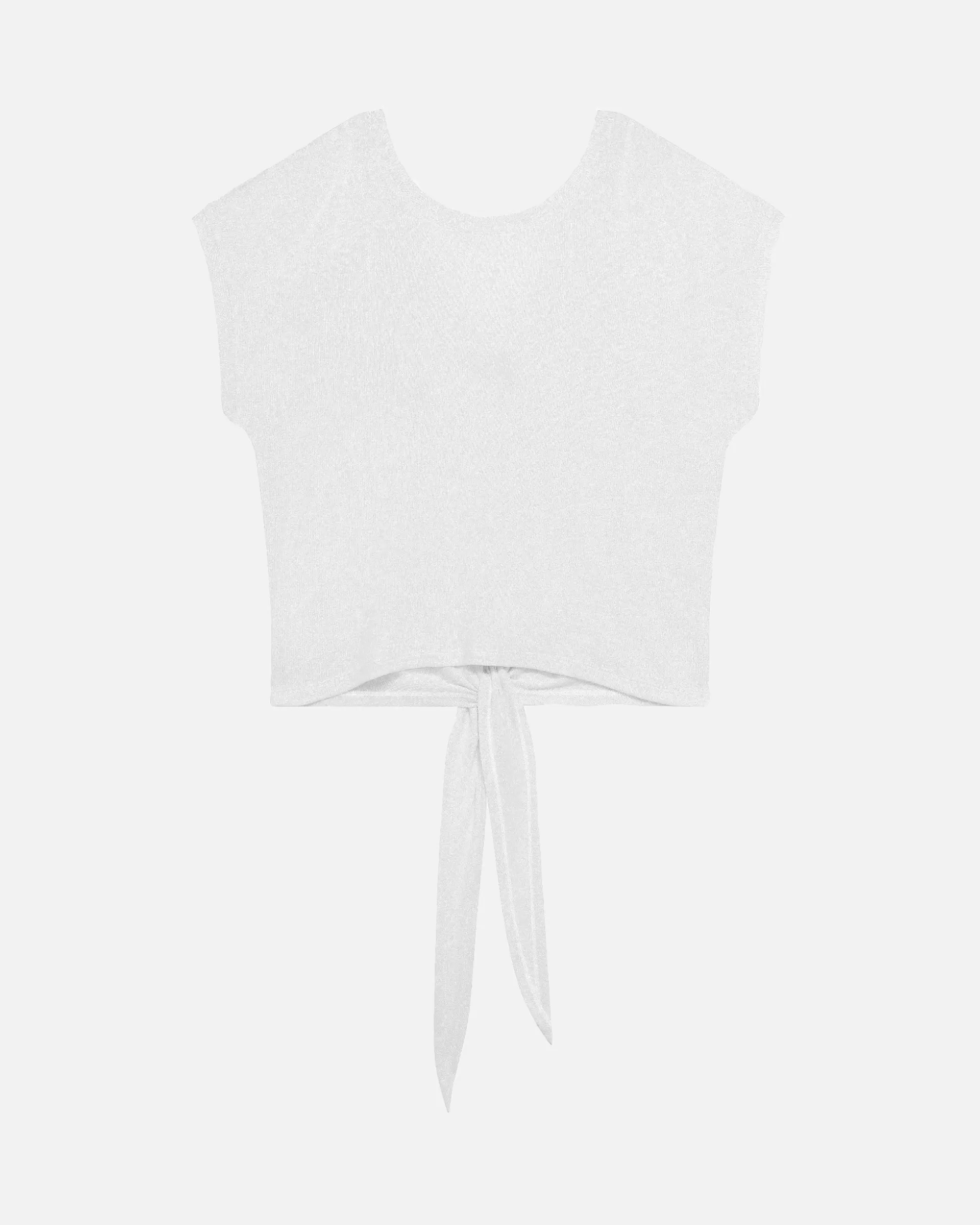 Repetto T-shirts & Wrap-over>Short sleeves top to tie White