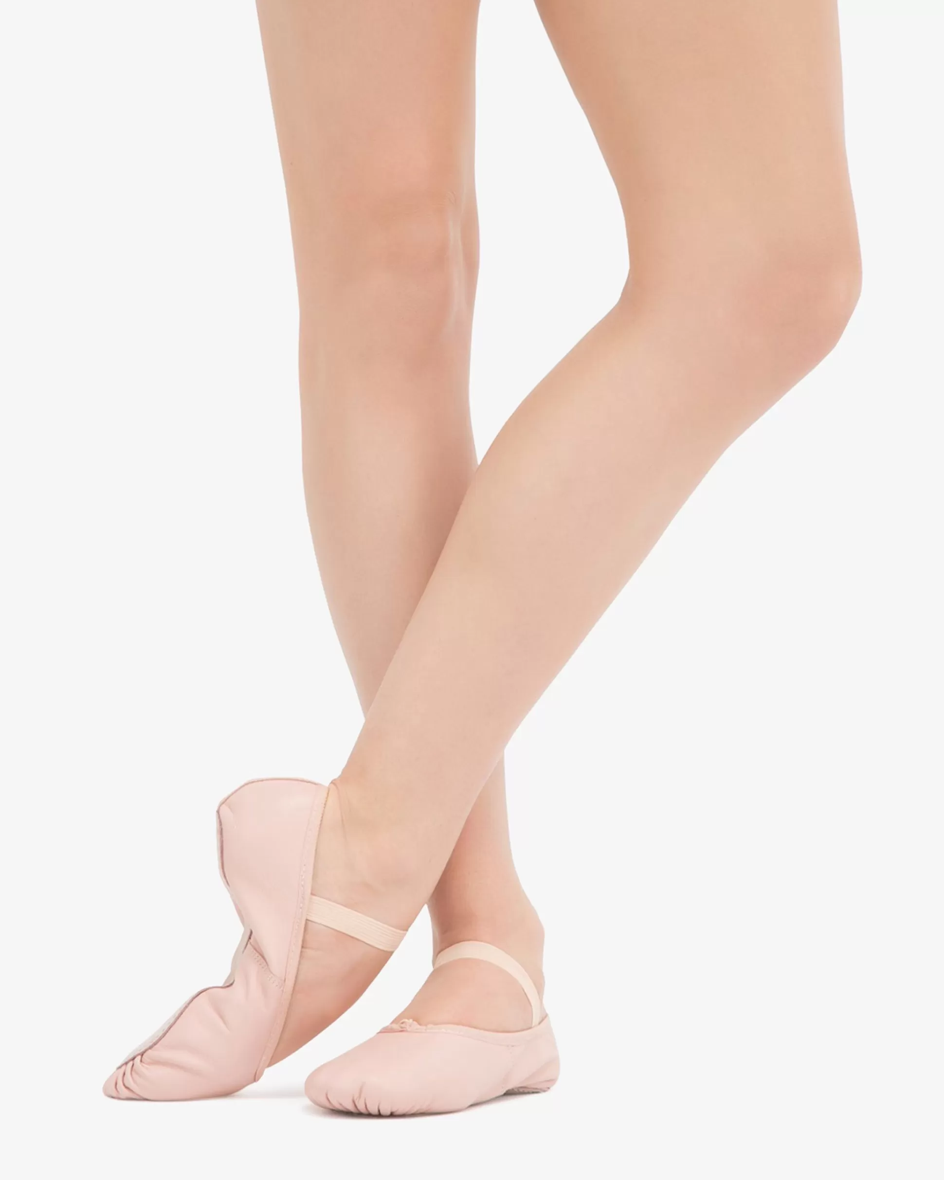 Repetto Pointes & Soft Ballets Shoes | Pointes & Soft Ballets Shoes>Soft ballet shoes with full sole - LEATHER Palepink