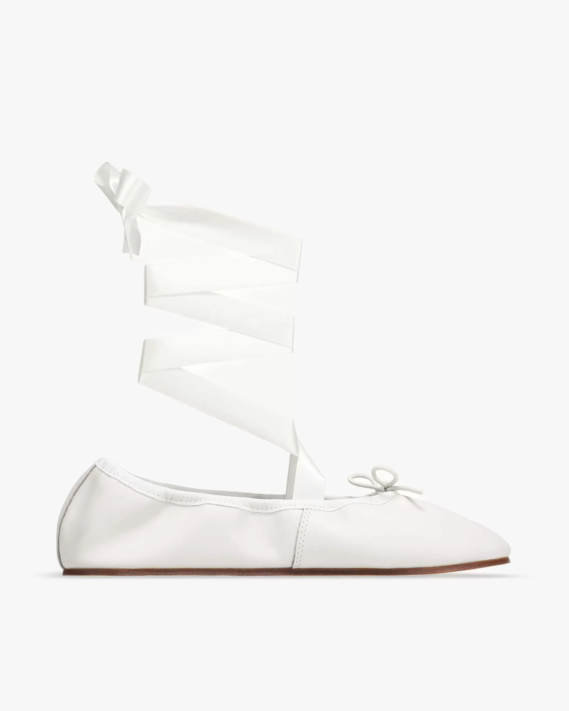 Repetto Ballet Flats>Sophia ballet flats - satin Cocowhite