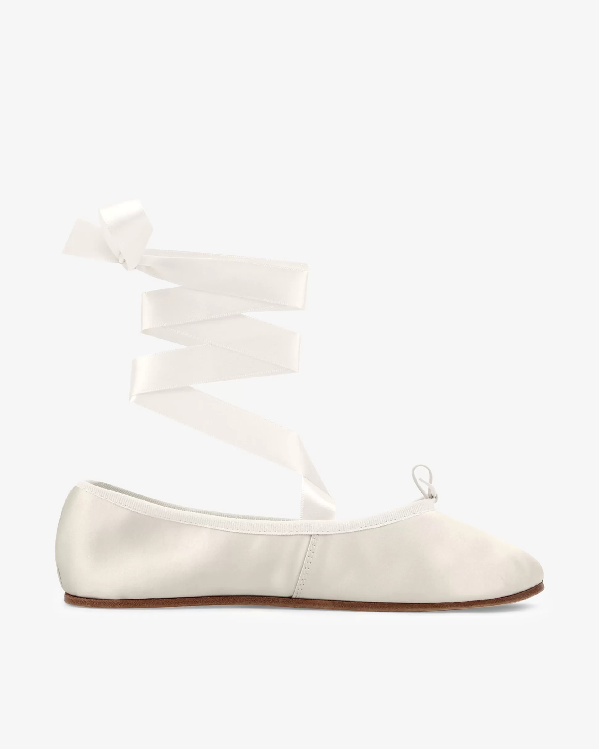 Repetto Ballet Flats>Sophia ballet flats - Satin Ivorywhite