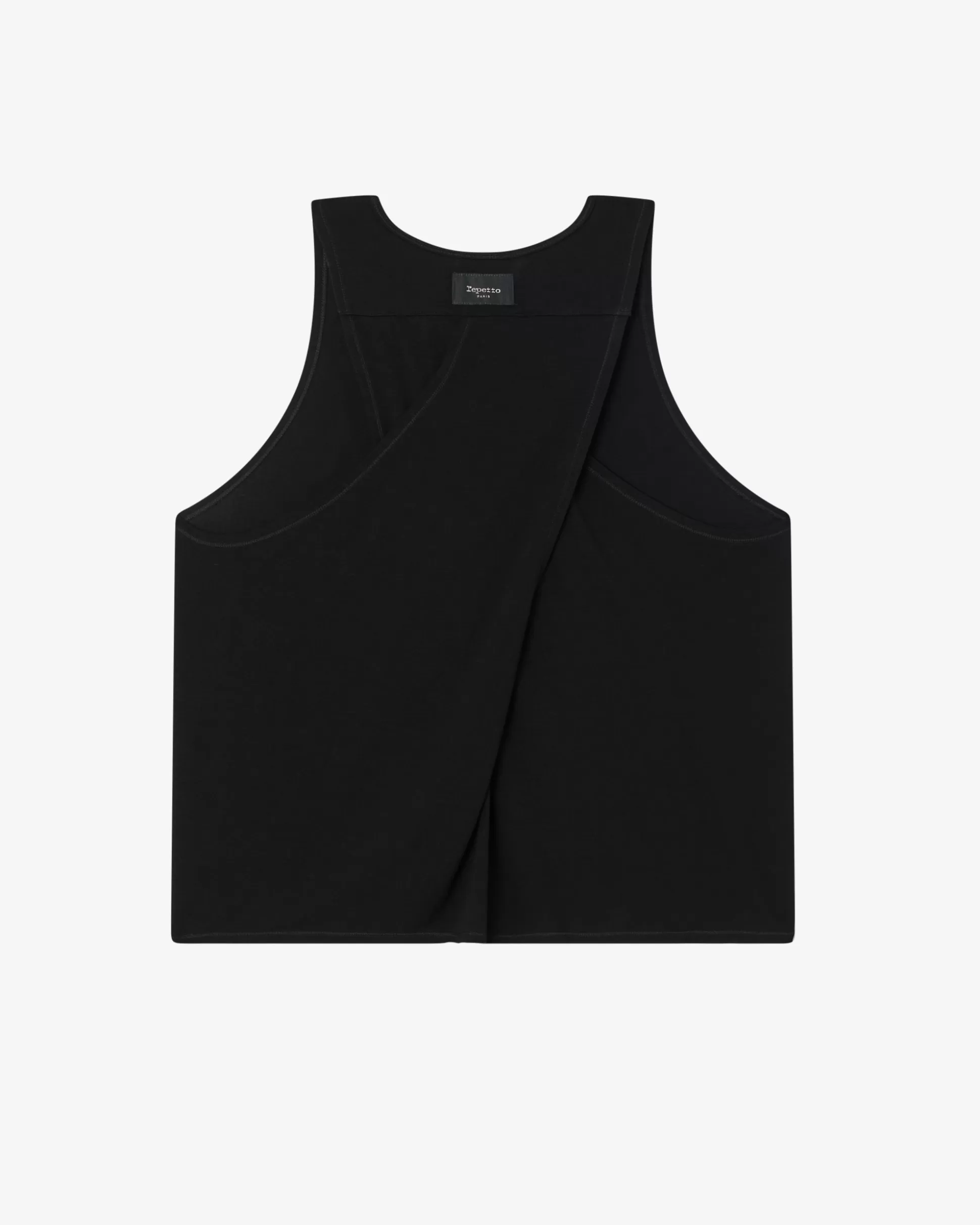 Repetto T-shirts & Wrap-over | Tops>Studio draped tank top Black