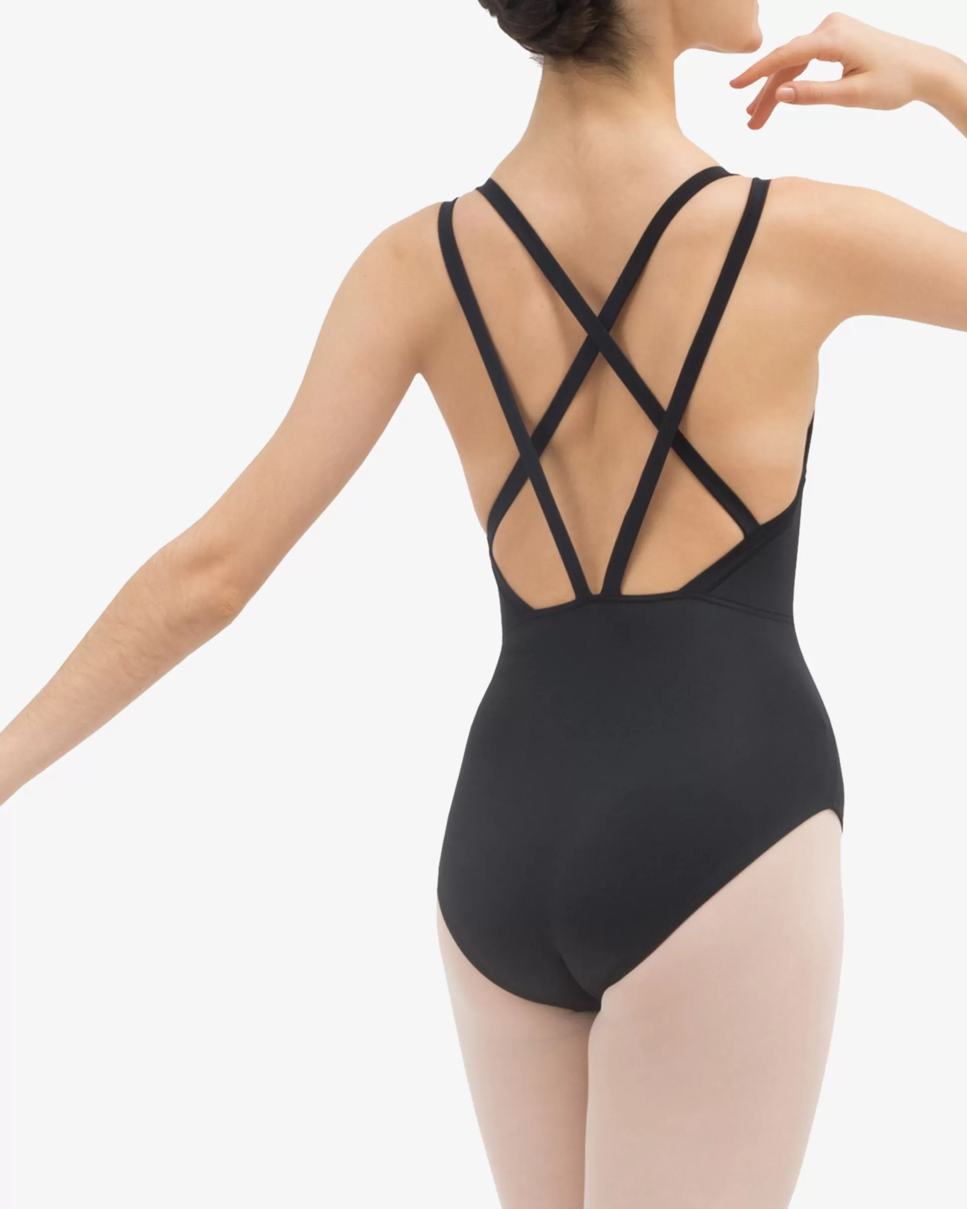 Repetto Leotards & Tunics>Thin straps crossed front leotard