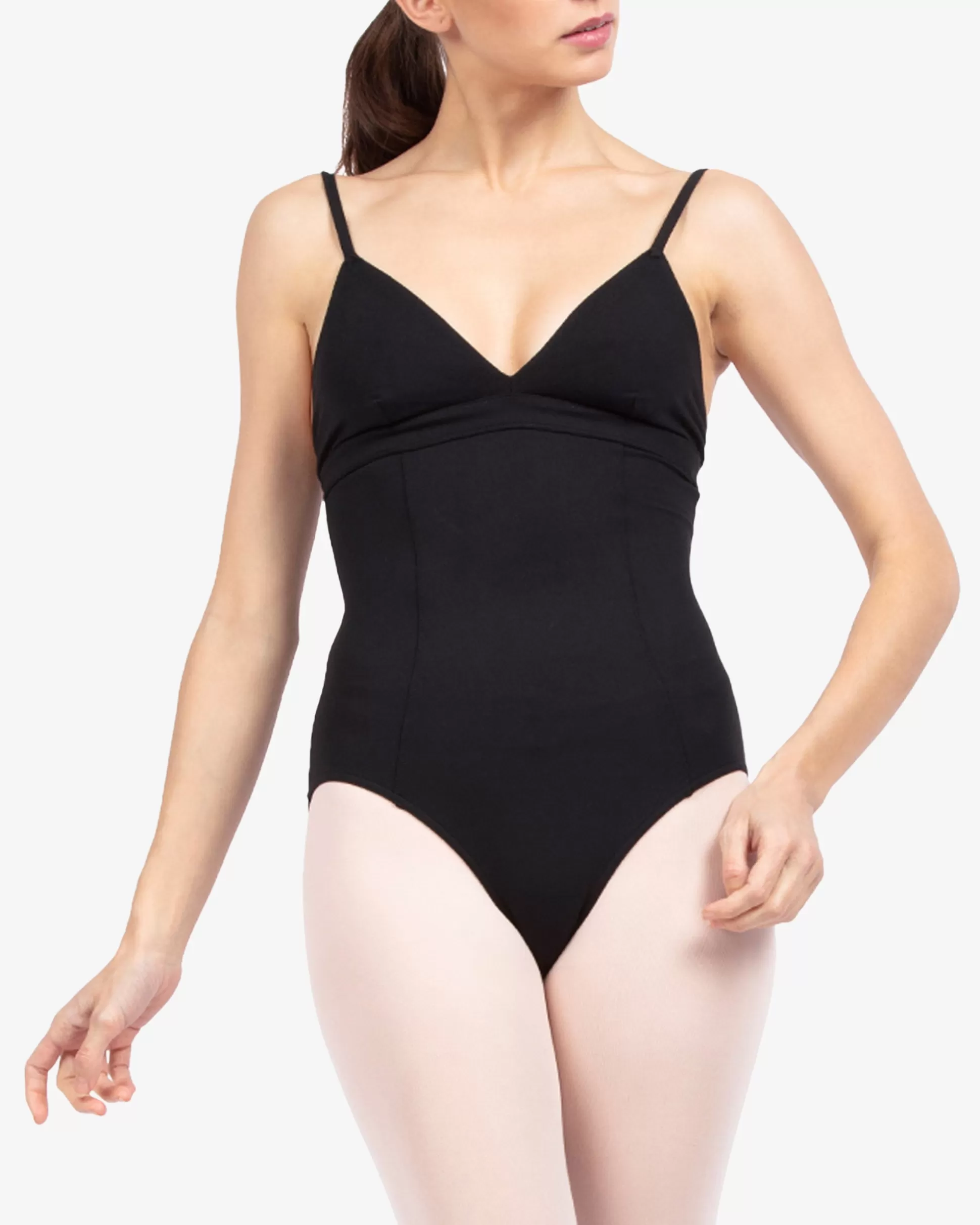 Repetto Leotards & Tunics>Thin straps leotard Black