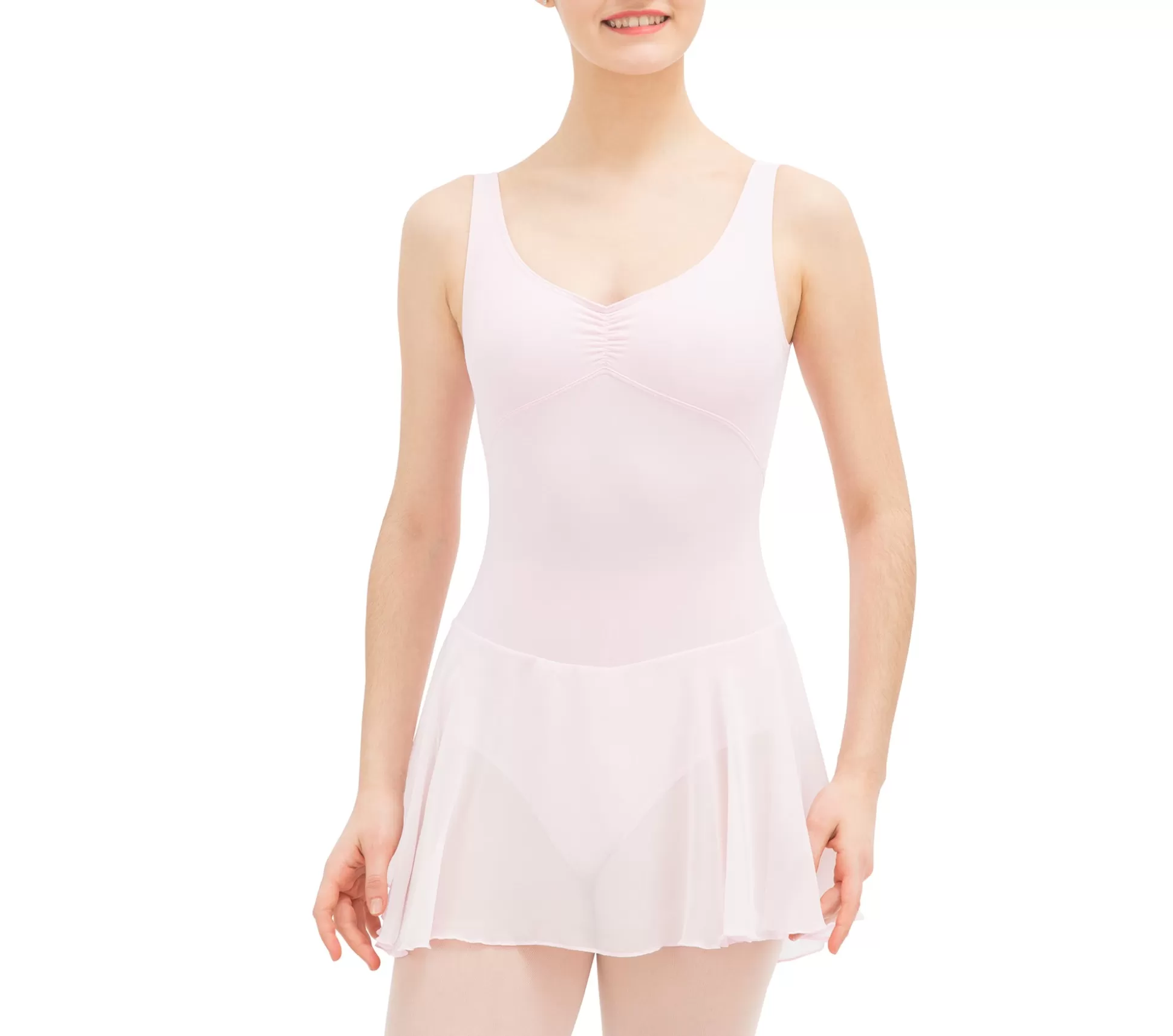 Repetto Leotards & Tunics>Thin straps tunic Palepink