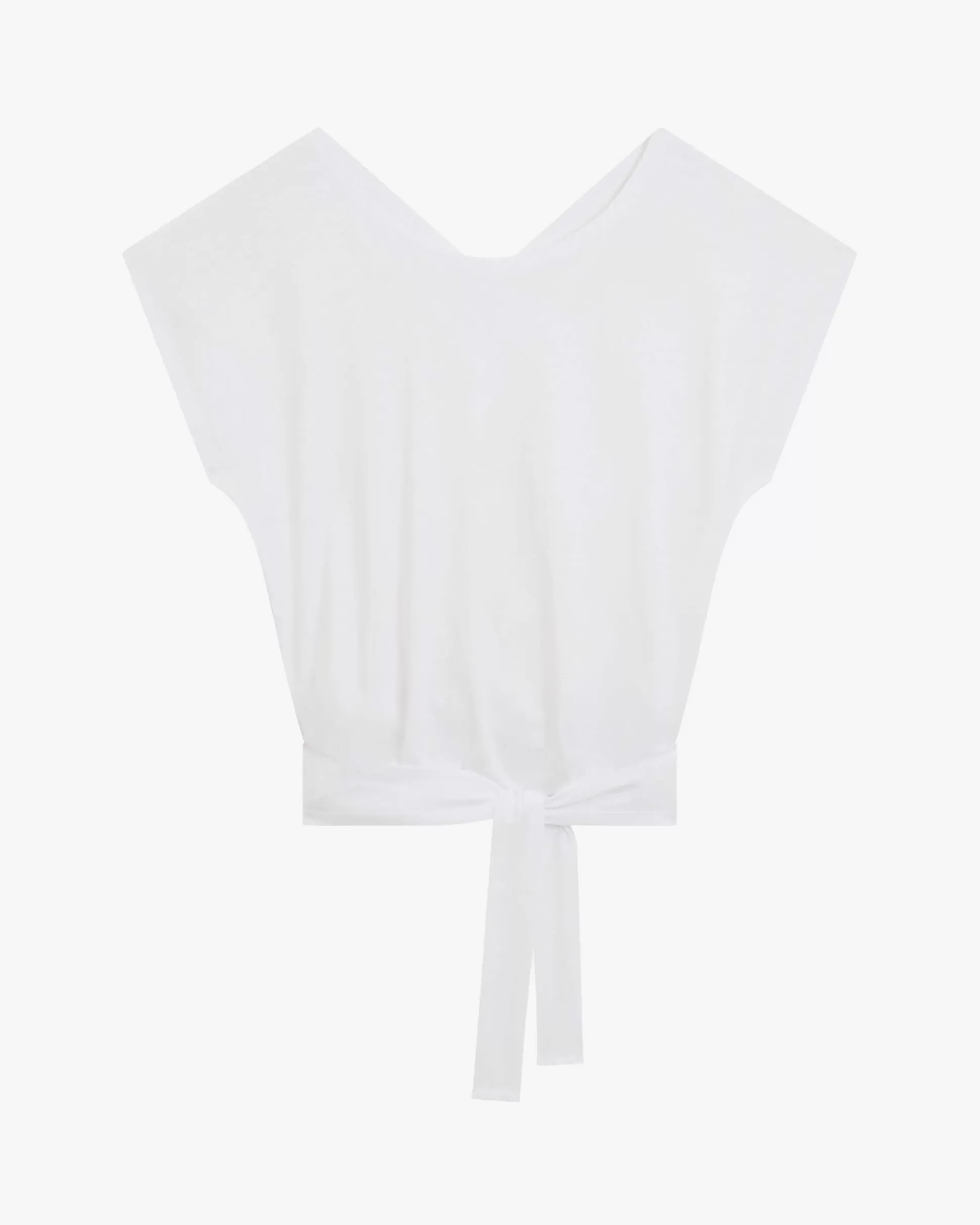 Repetto T-shirts & Wrap-over>Top to tie White