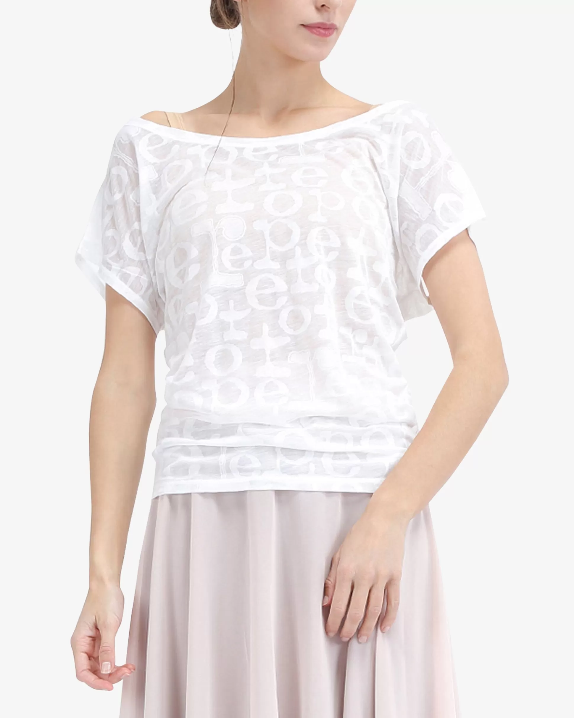 Repetto Jazz & Modern Dance>Transparent T-shirt White