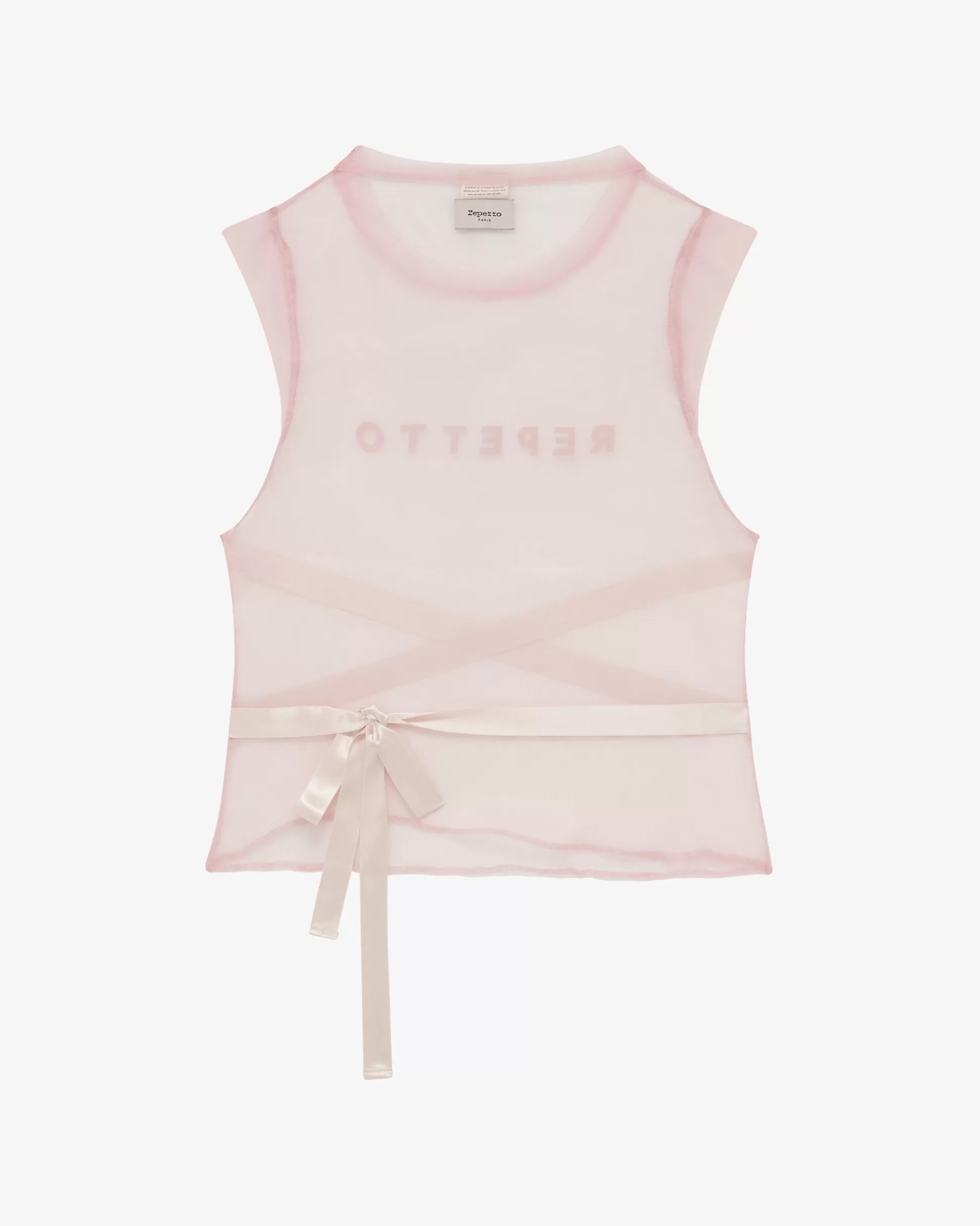 Repetto T-shirts & Wrap-over>Tulle tunic to tie