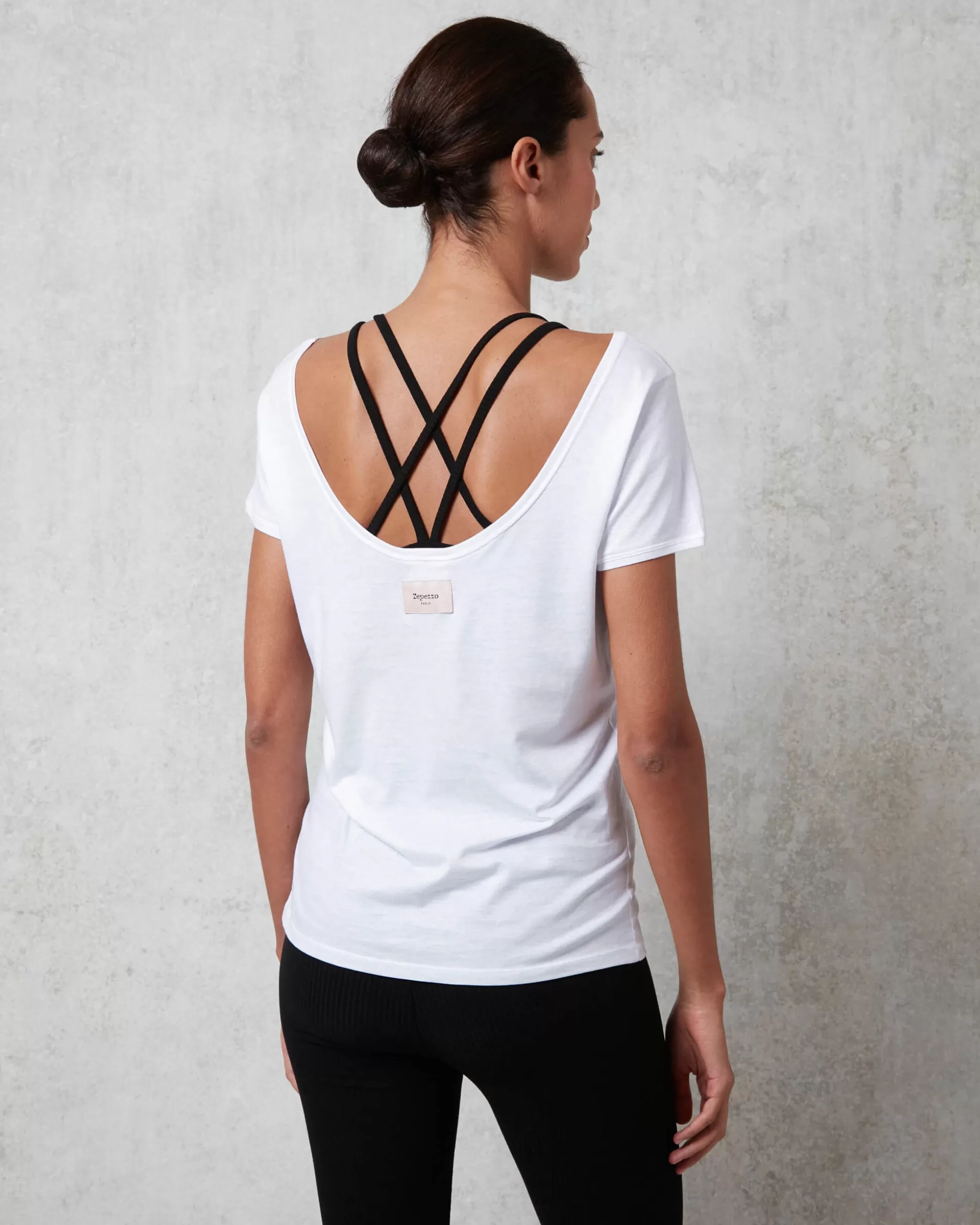 Repetto T-shirts & Wrap-over>Urban ballet t-shirt White