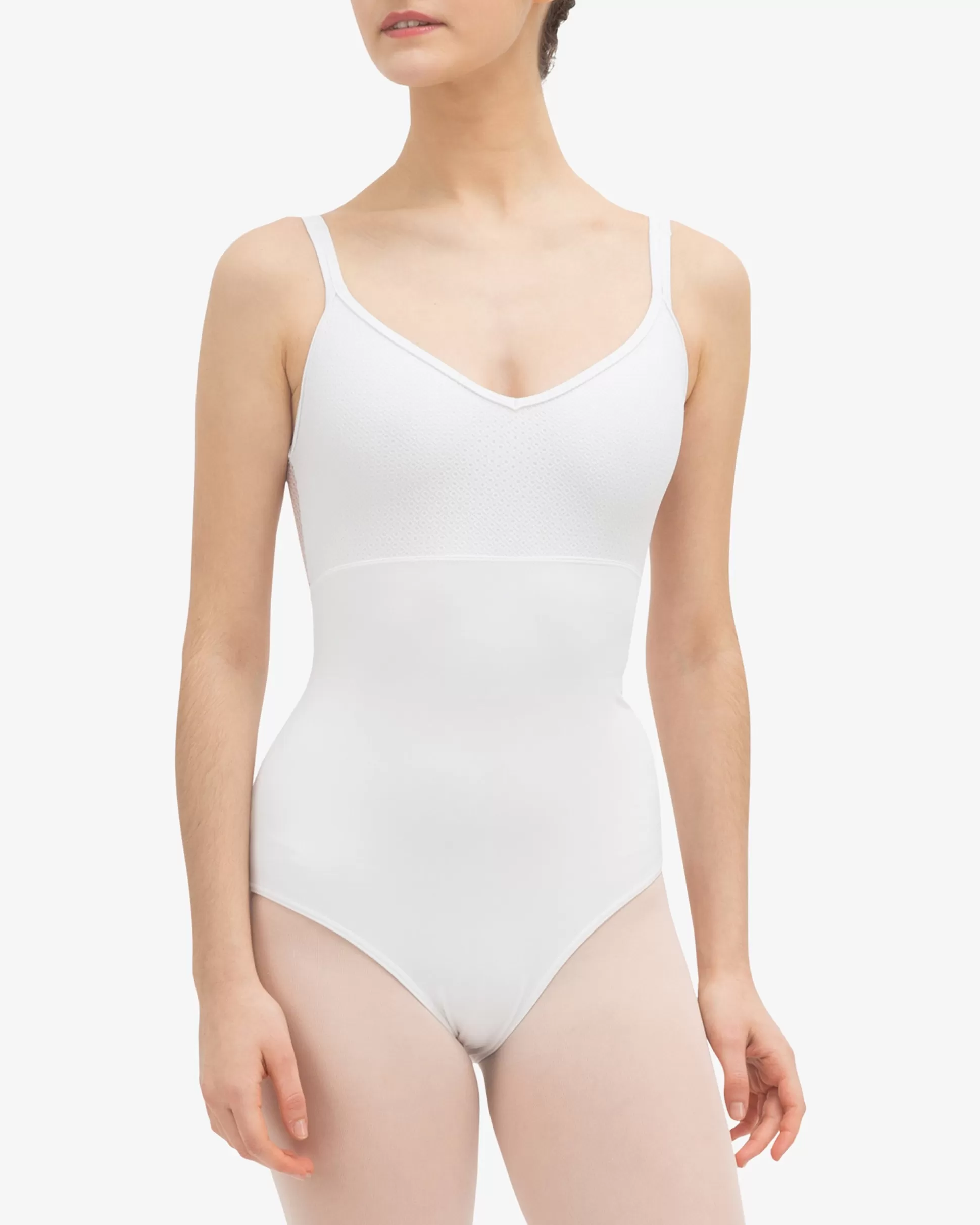 Repetto Leotards & Tunics>Women lacy leotard White