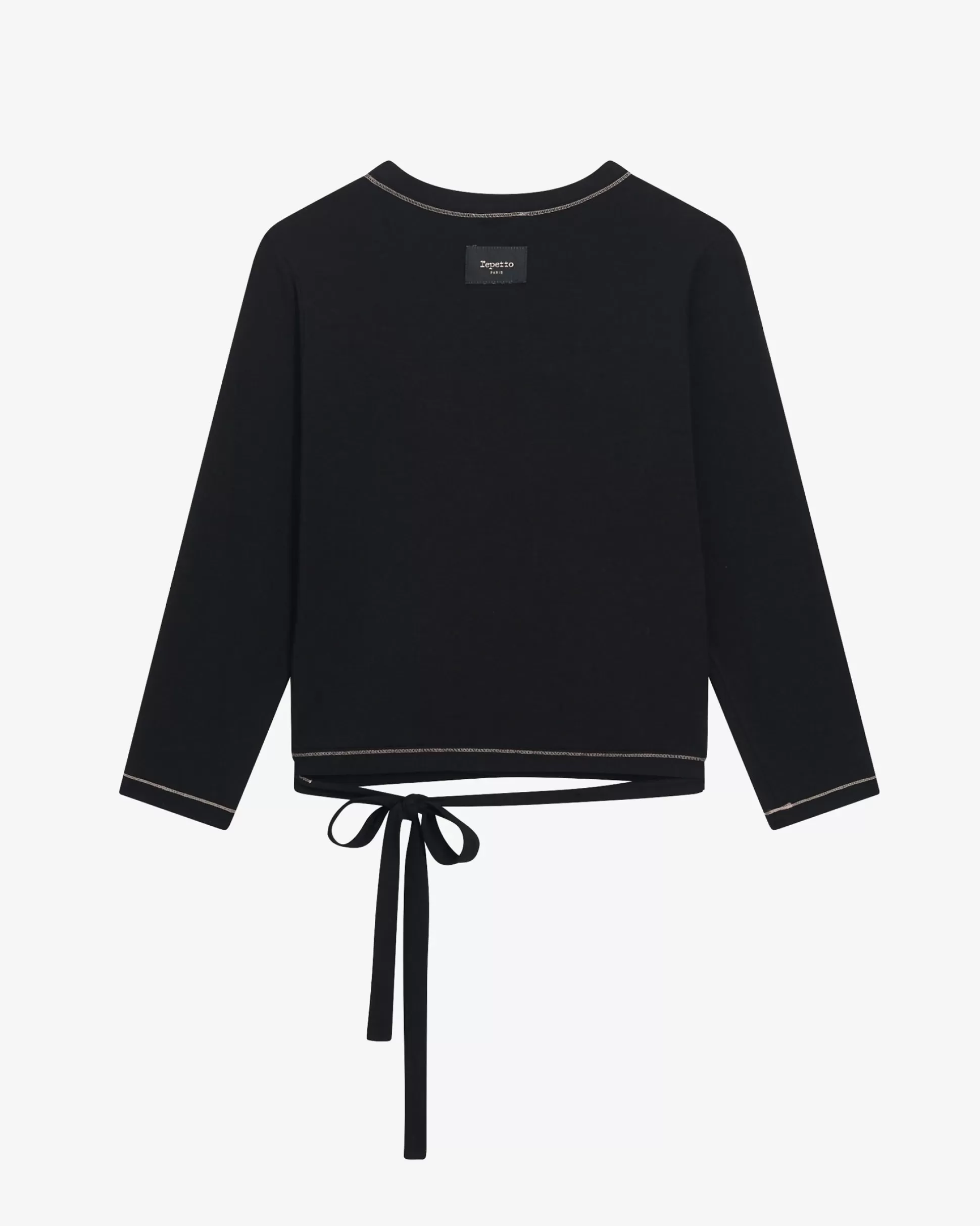 Repetto T-shirts & Wrap-over>Wrap-over Black