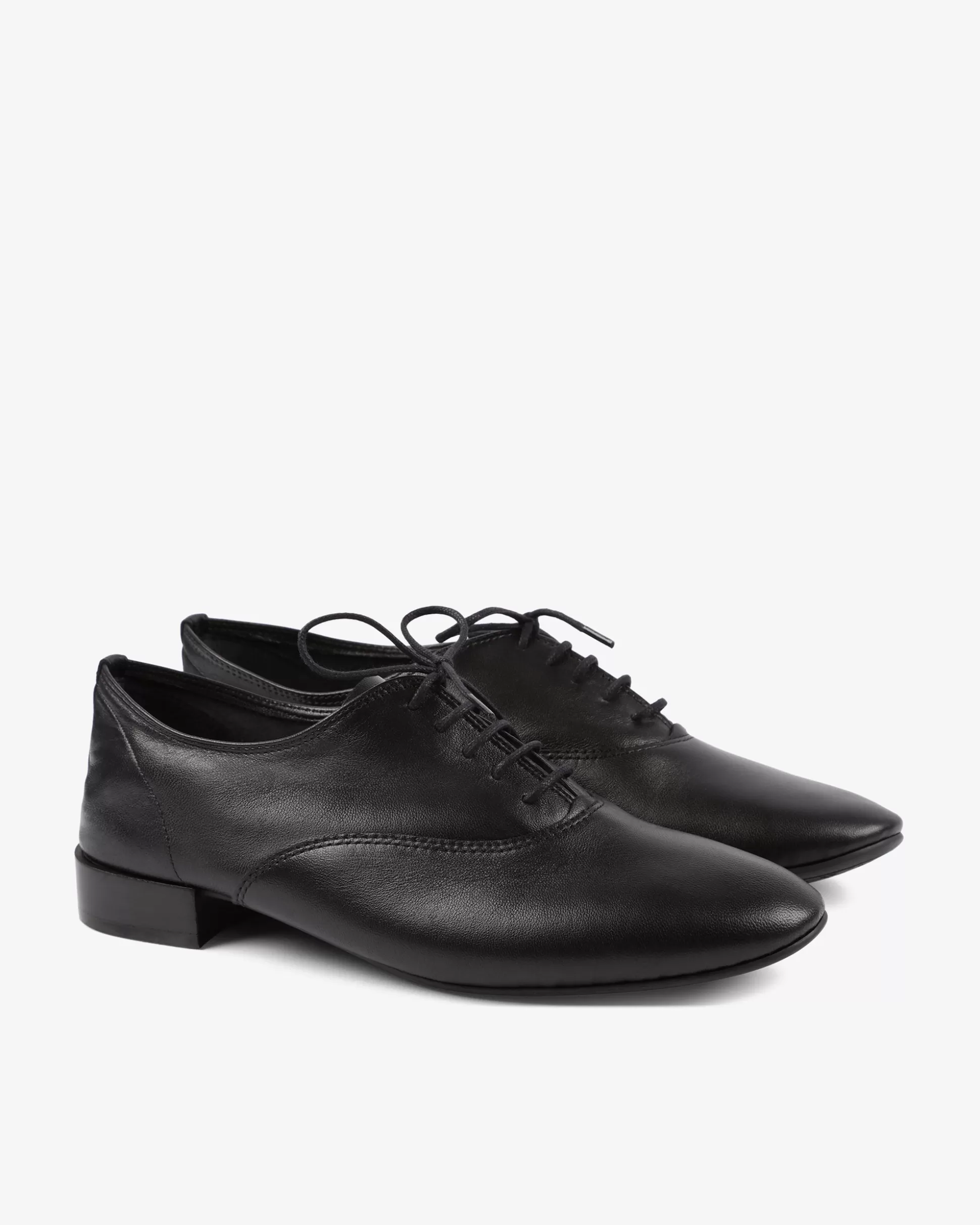 Repetto Loafers & Oxford Shoes>Zizi oxford Rubber Sole shoes Black